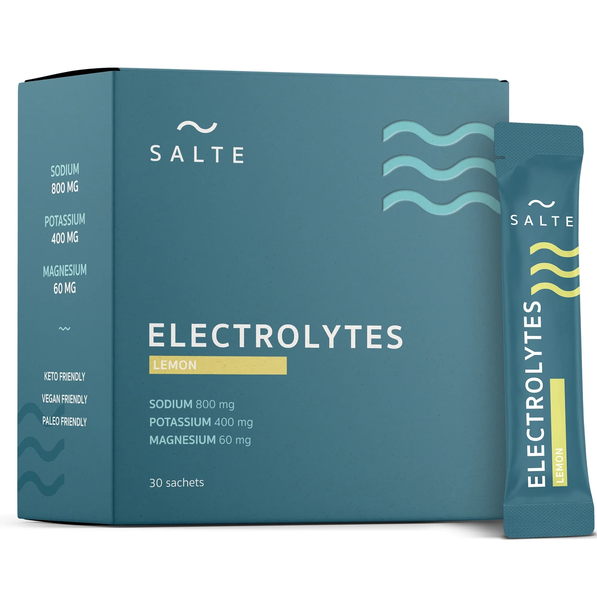 Salte Elektrolyter Citron 30-pack från Salte – köp hos Apotek Hjärtat