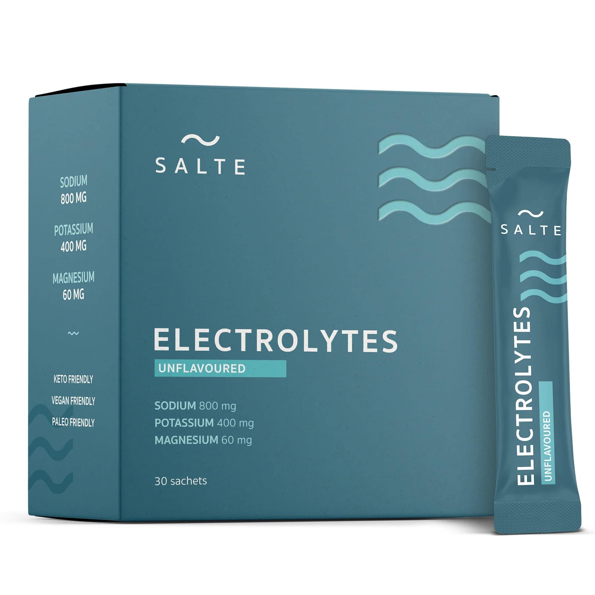Salte Elektrolyter Naturell 30-pack från Salte – köp hos Apotek Hjärtat