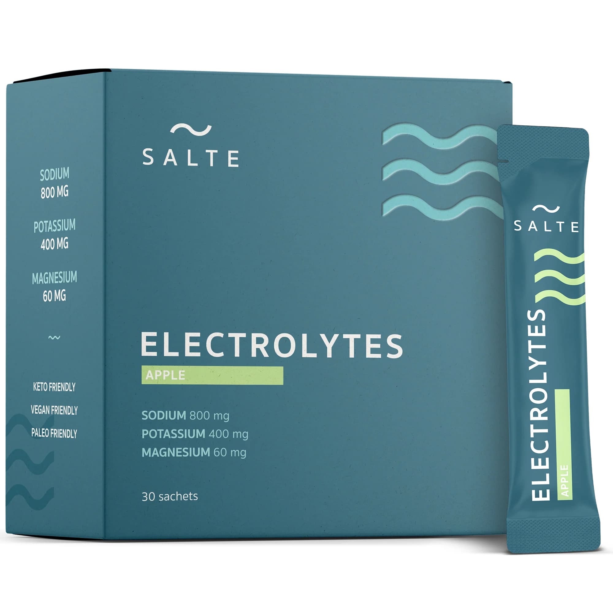 Salte Elektrolyter Äpple 30-pack från Salte – köp hos Apotek Hjärtat