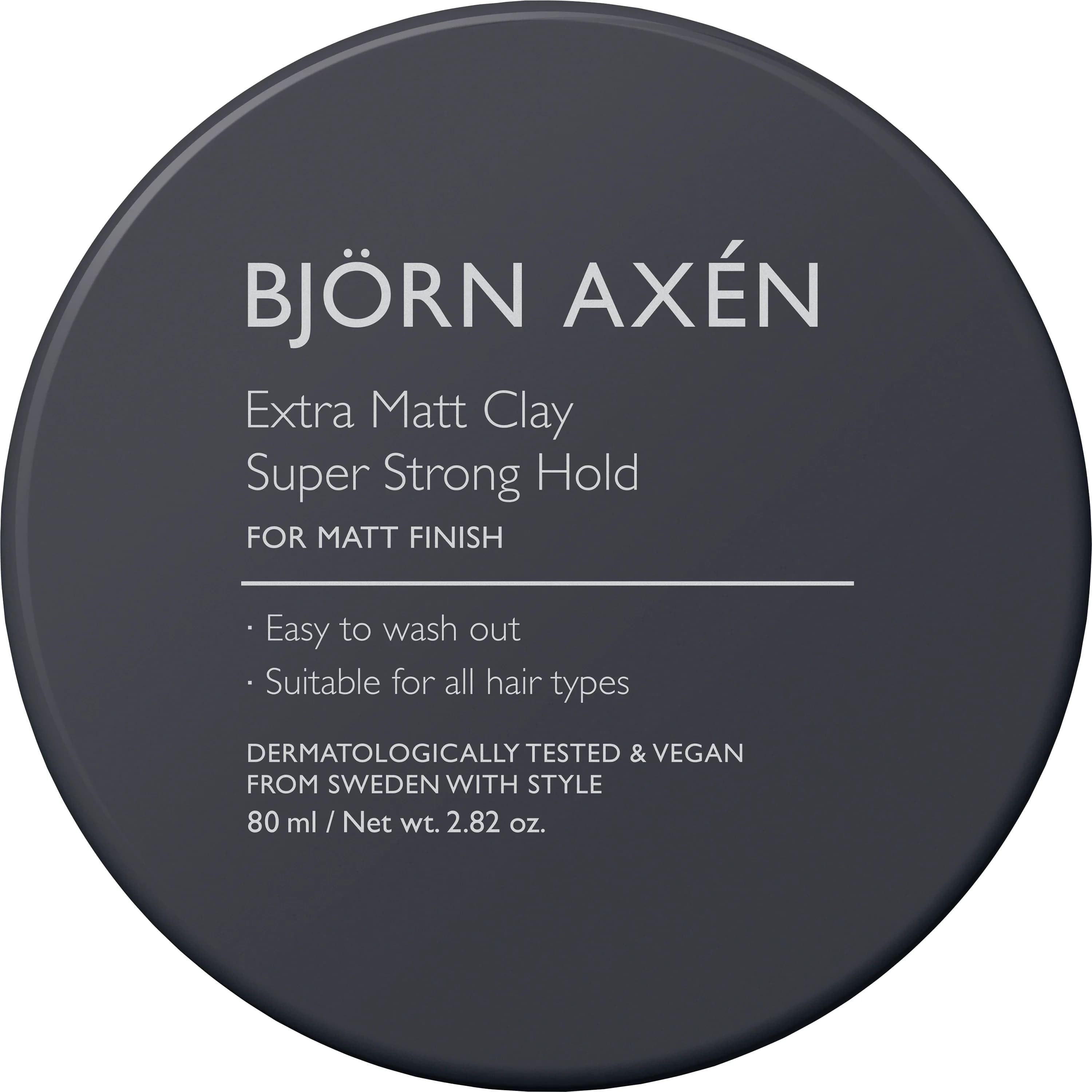 Björn Axén Extra Matt Clay Super Strong Hold 80 ml från Björn Axén – köp hos Apotek Hjärtat