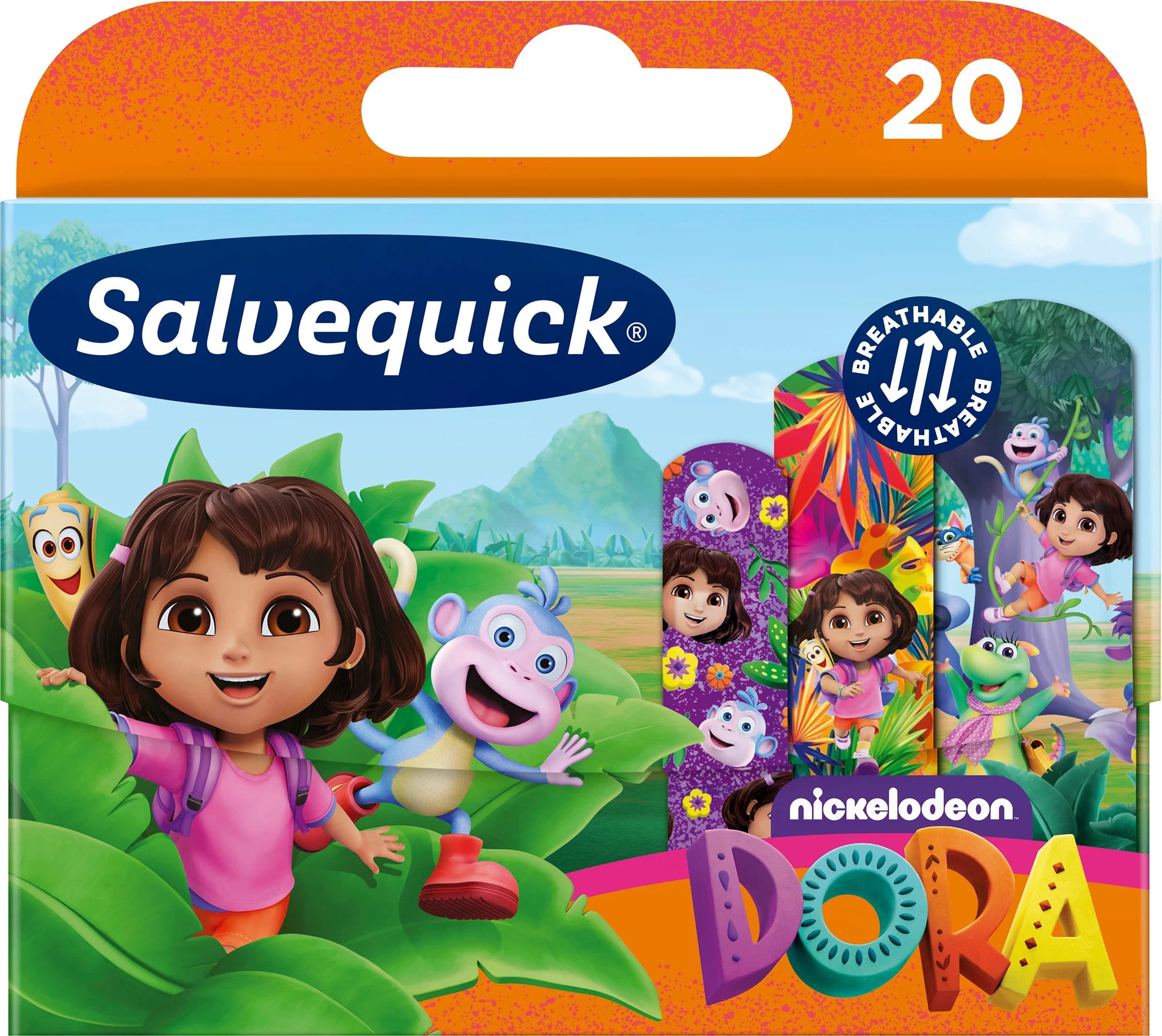 Salvequick Dora Barnplåster 20 st från Salvequick – köp hos Apotek Hjärtat