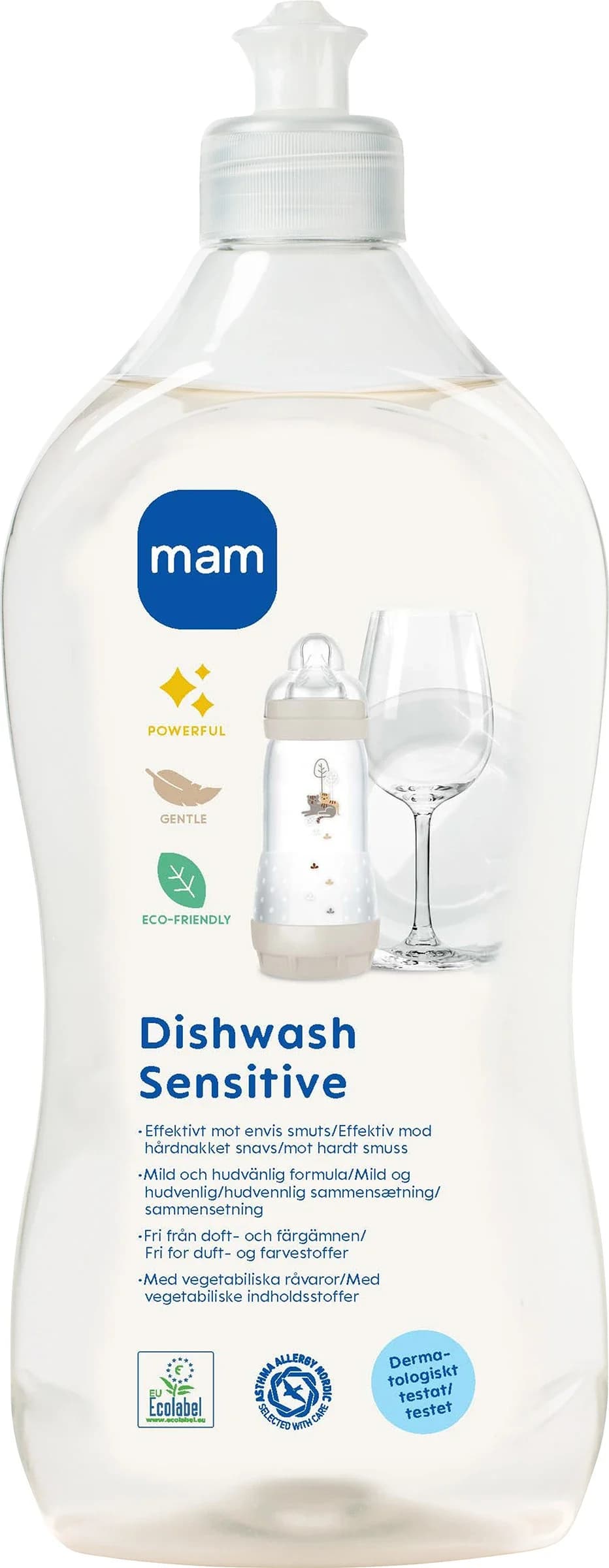 MAM Dishwash Sensitive Handdiskmedel 500 ml från MAM – köp hos Apotek Hjärtat