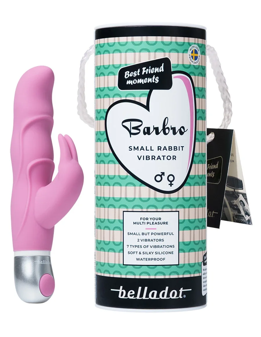 Belladot Barbro Liten Rabbitvibrator Rosa från Belladot – köp hos Apotek Hjärtat
