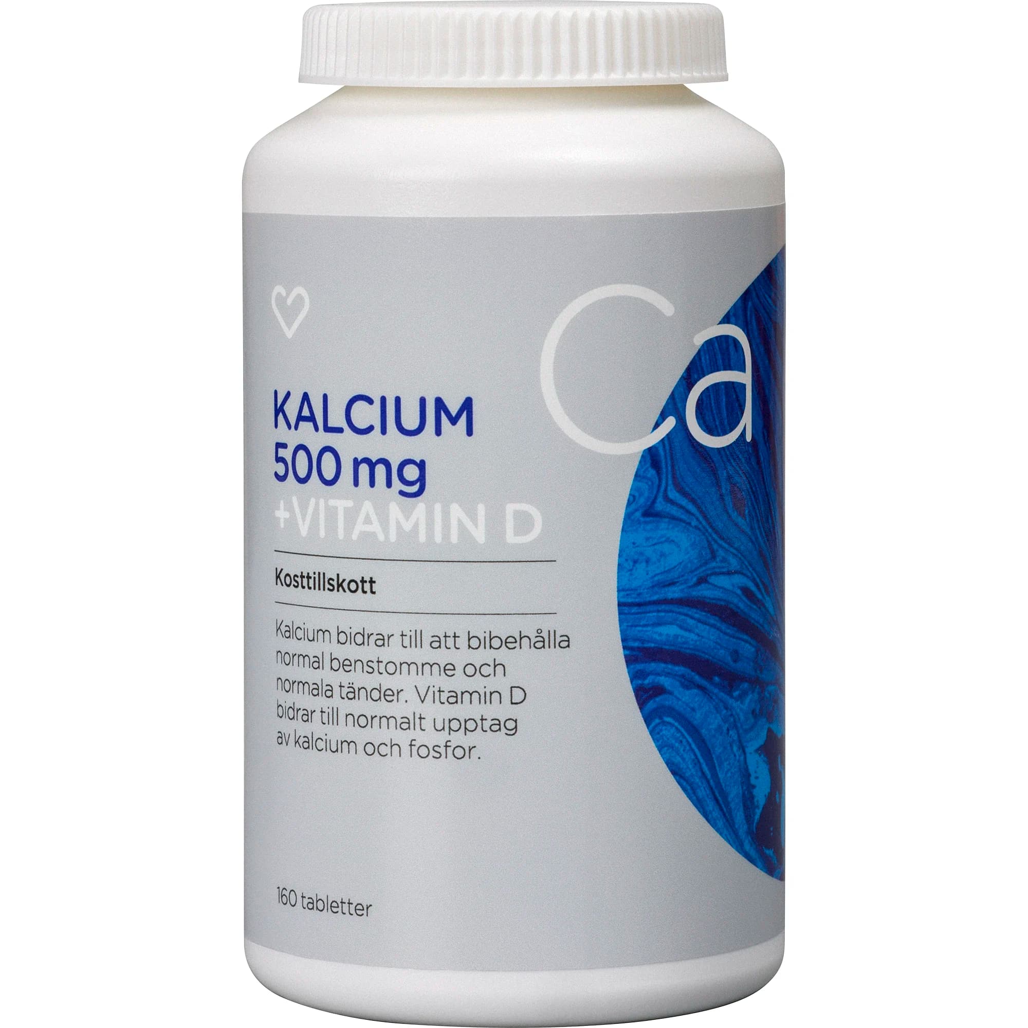 Hjärtats Kalcium + Vitamin D Tablett 160 st från Hjärtats – köp hos Apotek Hjärtat
