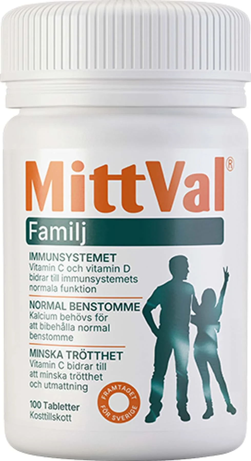 MittVal Familj Tablett 100 st från MittVal – köp hos Apotek Hjärtat
