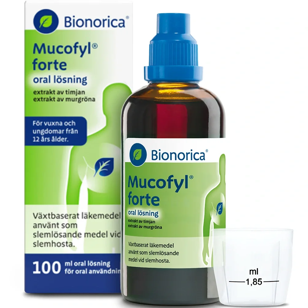 Mucofyl Forte Oral Lösning 100 ml från mucofyl, Bionorica – köp hos Apotek Hjärtat