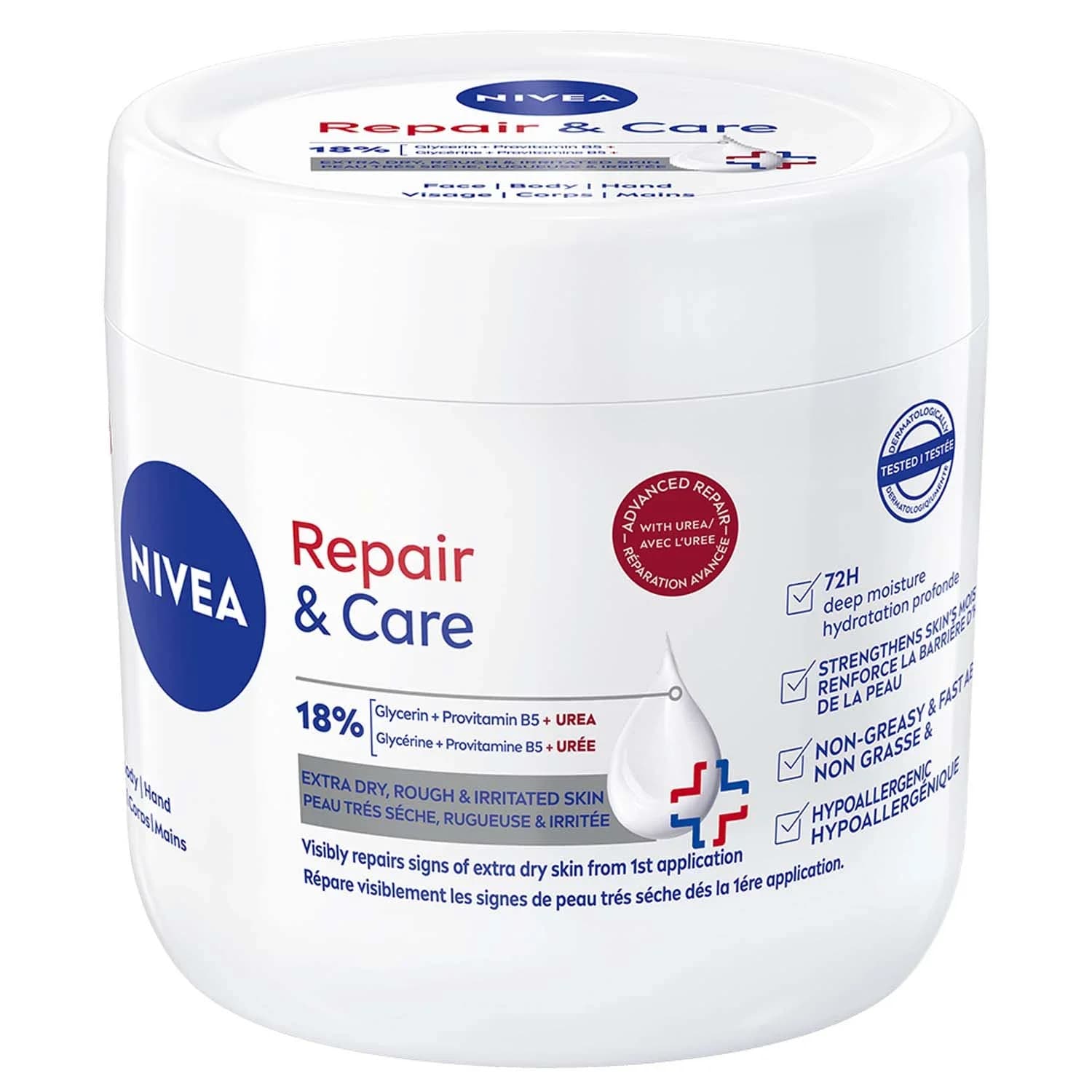 Nivea Repair & Care Body Cream Urea 400 ml från Nivea - köp hos Apotek Hjärtat