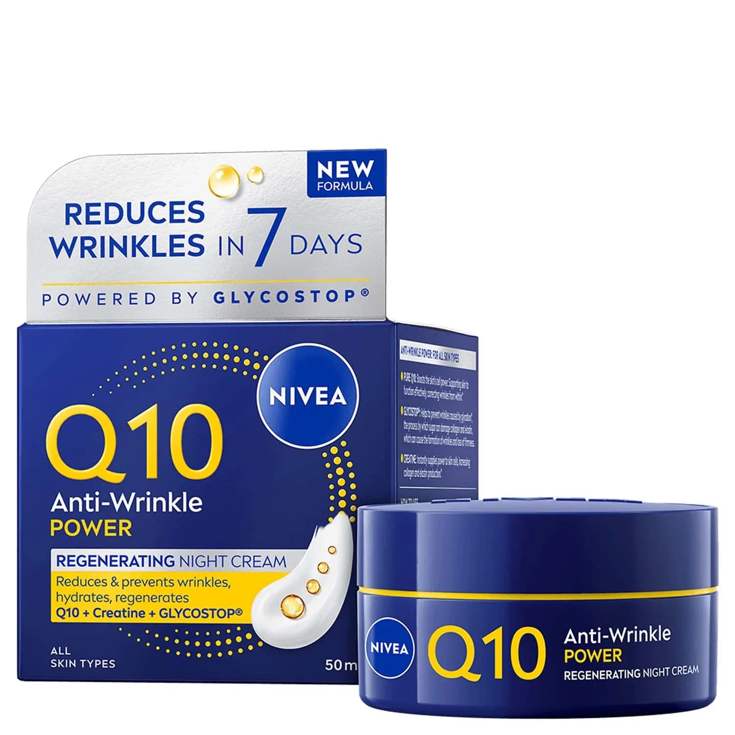 Nivea Q10 Anti-Wrinkle Power Regenerating Night Cream 50 ml från Nivea - köp hos Apotek Hjärtat