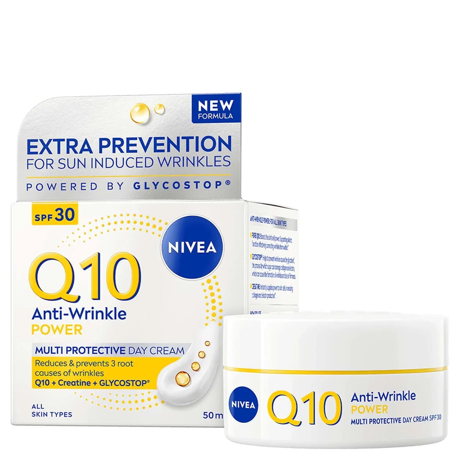 Nivea Q10 Anti-Wrinkle Power Multi Protective Day Cream SPF 30, 50 ml från Nivea - köp hos Apotek Hjärtat