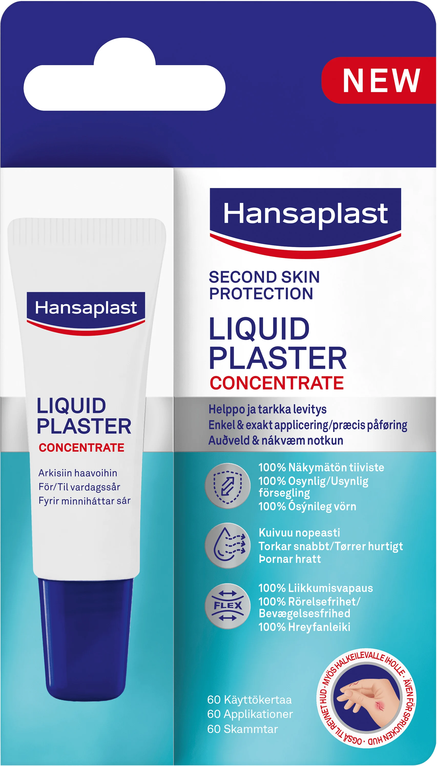 Hansaplast Second Skin Protection Liquid Plaster Concentrate 10 ml från Hansaplast – köp hos Apotek Hjärtat