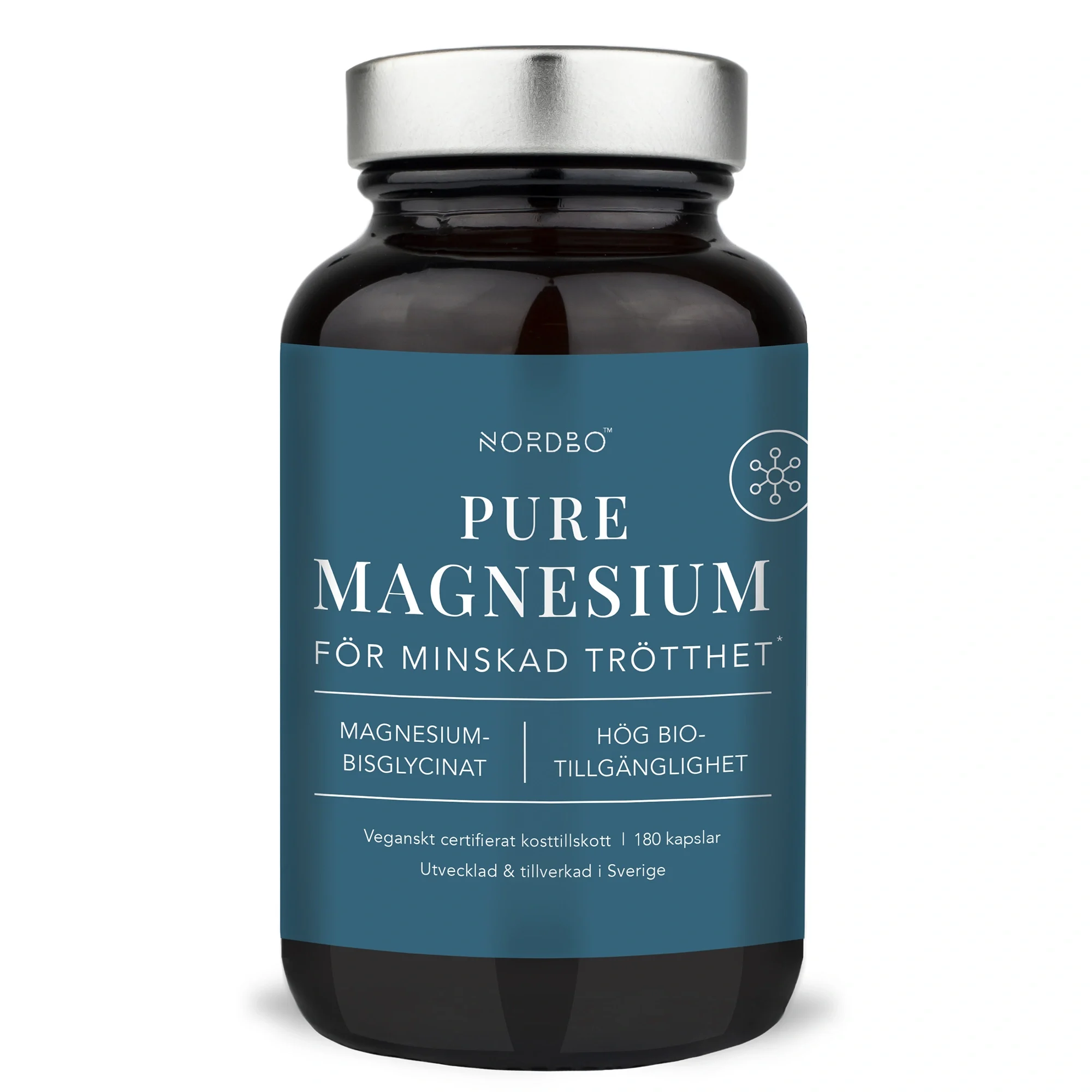 Nordbo Pure Magnesium 180 kapslar från Nordbo – köp hos Apotek Hjärtat