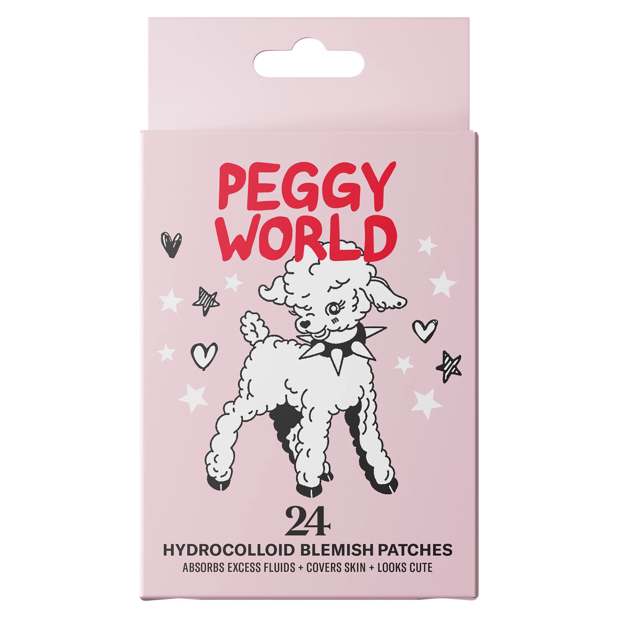 Peggy World Blemish Patches Hearts and Stars Pink 24 st från Peggy World – köp hos Apotek Hjärtat