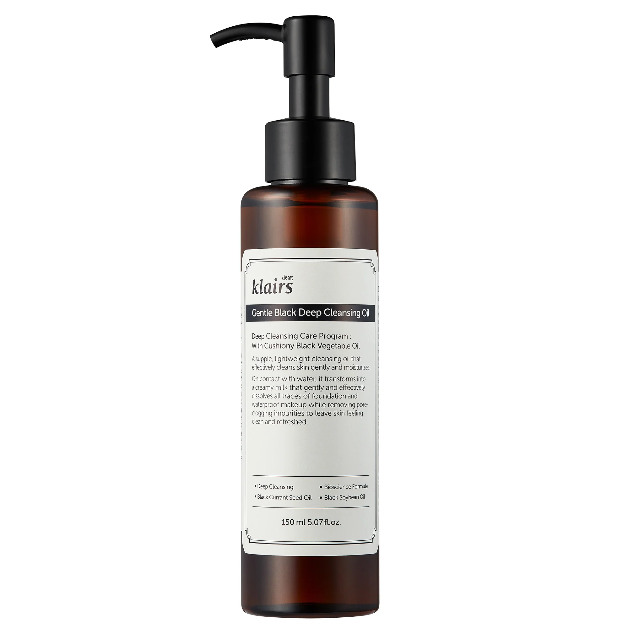 Klairs Gentle Black Deep Cleansing Oil 150 ml från Klairs – köp hos Apotek Hjärtat