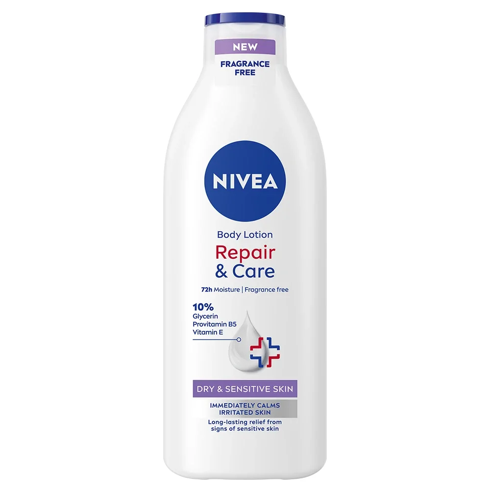 NIVEA Repair & Care Fragrance Free Body Lotion 400 ml från Nivea - köp hos Apotek Hjärtat