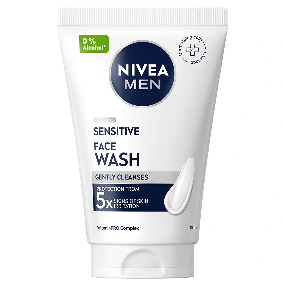 NIVEA Men Sensitive Face Wash 100 ml från Nivea – köp hos Apotek Hjärtat