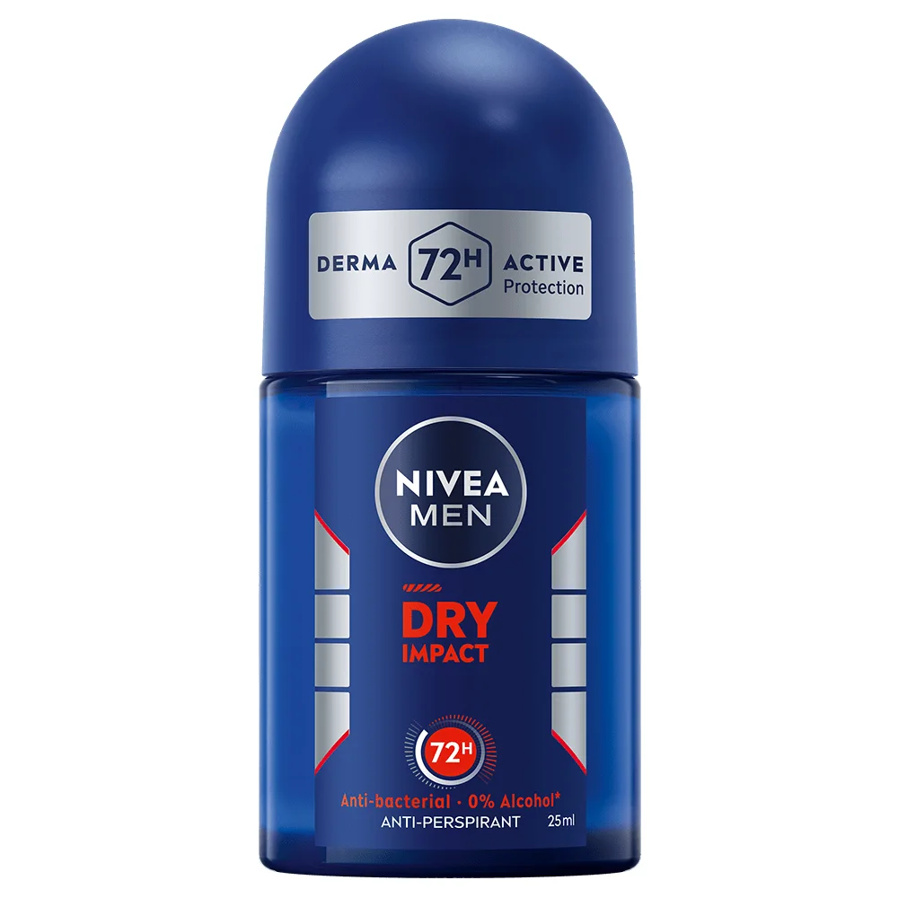 NIVEA Men Dry Impact Roll On Mini 25 ml från Nivea - köp hos Apotek Hjärtat