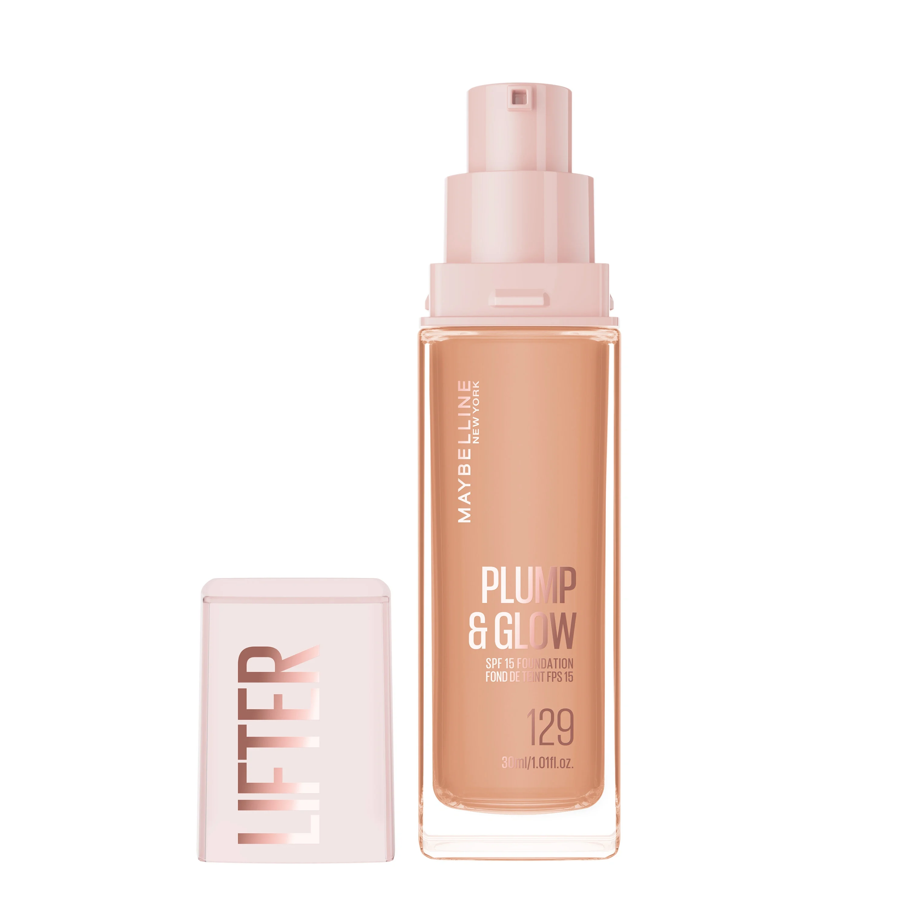 Maybelline New York Lifter Plump & Glow Foundation 30 ml 129 från Maybelline New York – köp hos Apotek Hjärtat