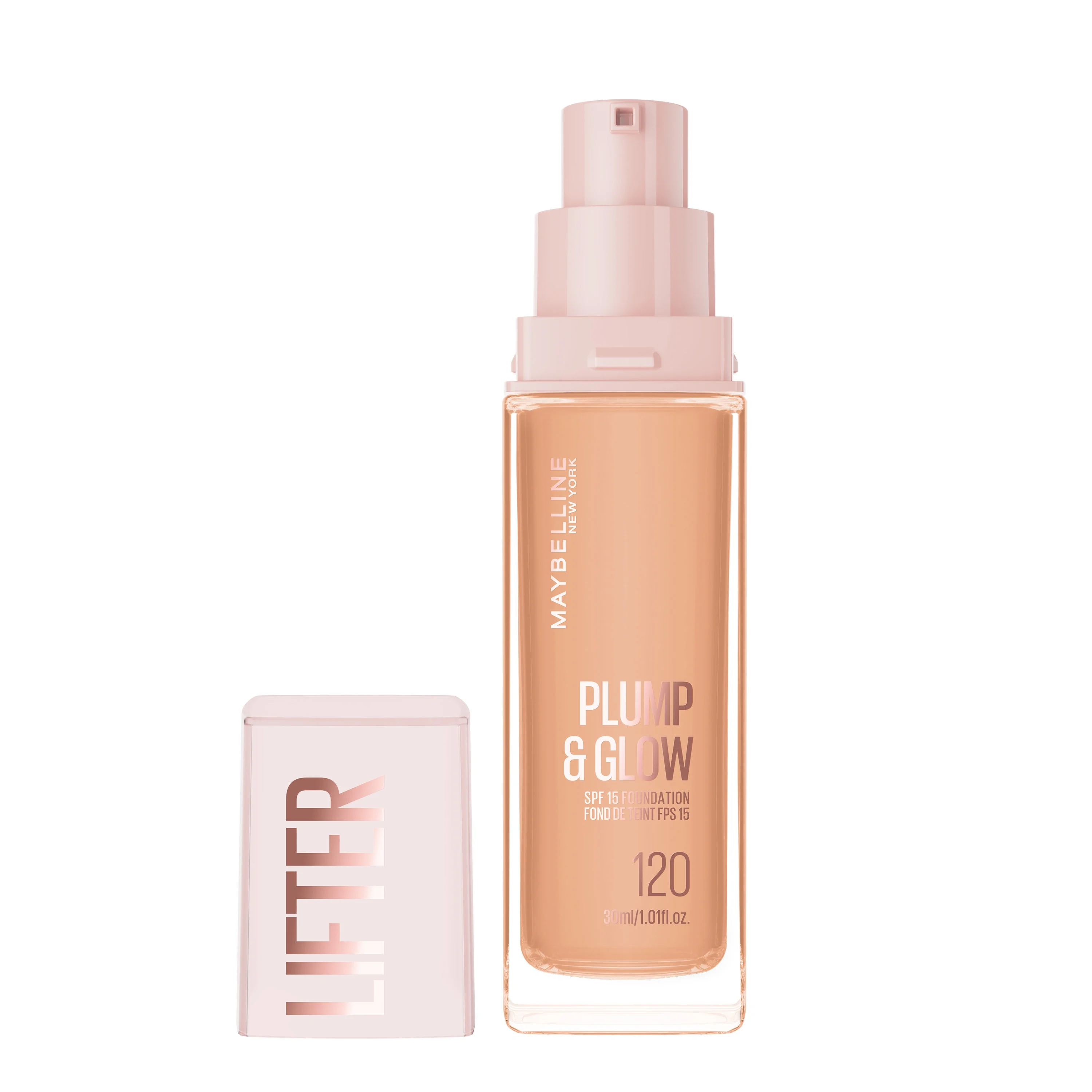 Maybelline New York Lifter Plump & Glow Foundation 30 ml 120 från Maybelline New York – köp hos Apotek Hjärtat