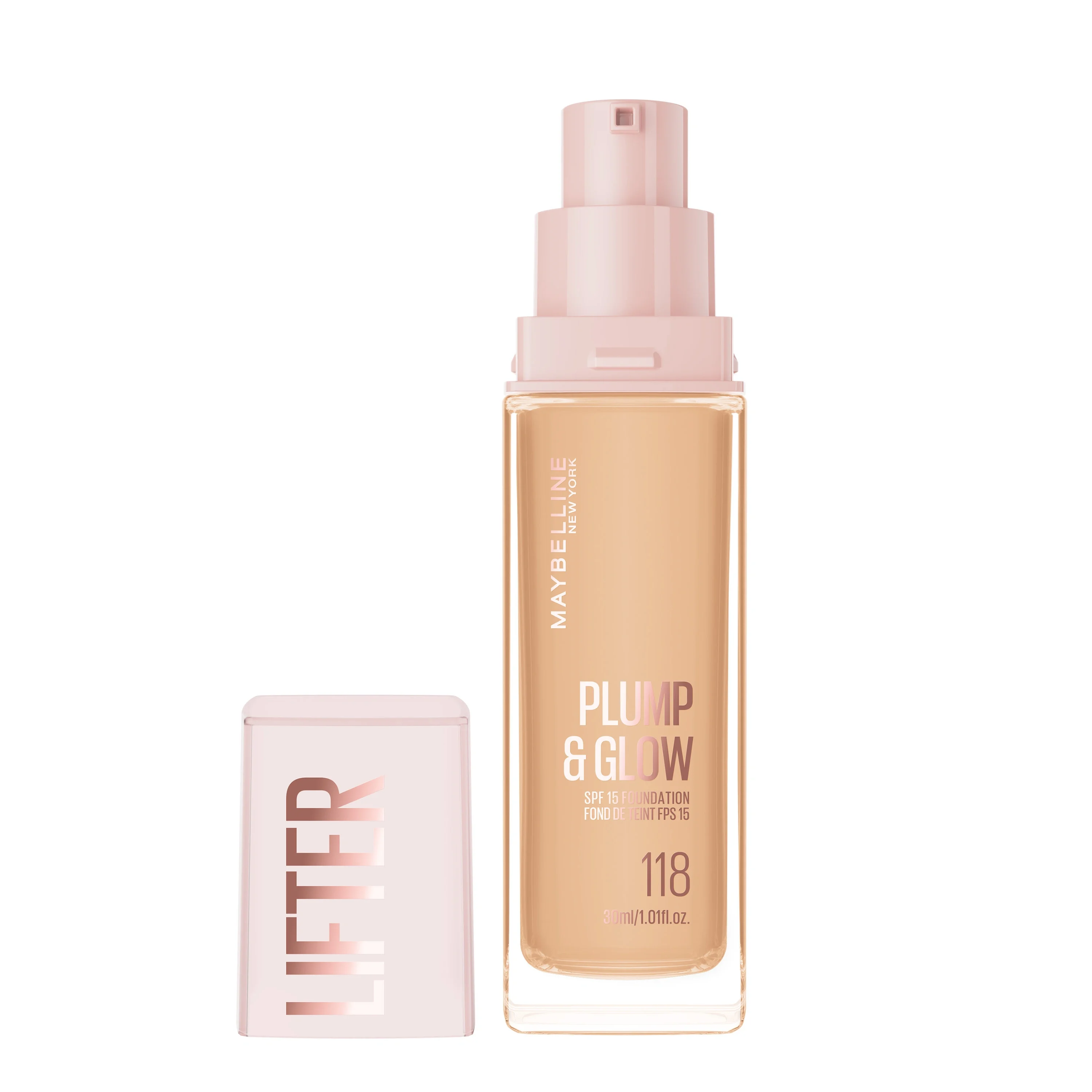 Maybelline New York Lifter Plump & Glow Foundation 30 ml 118 från Maybelline New York – köp hos Apotek Hjärtat