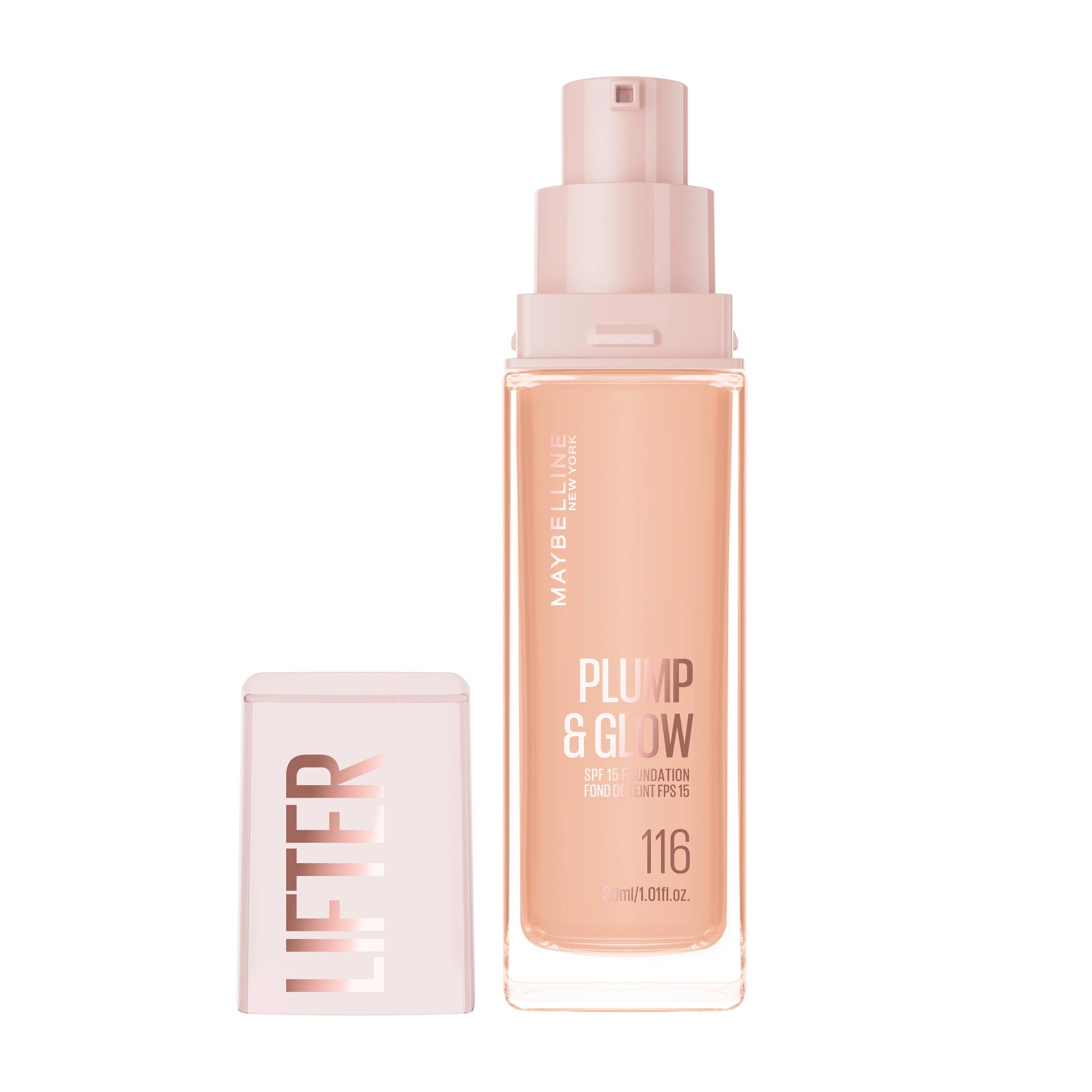Maybelline New York Lifter Plump & Glow Foundation 30 ml 116 från Maybelline New York – köp hos Apotek Hjärtat