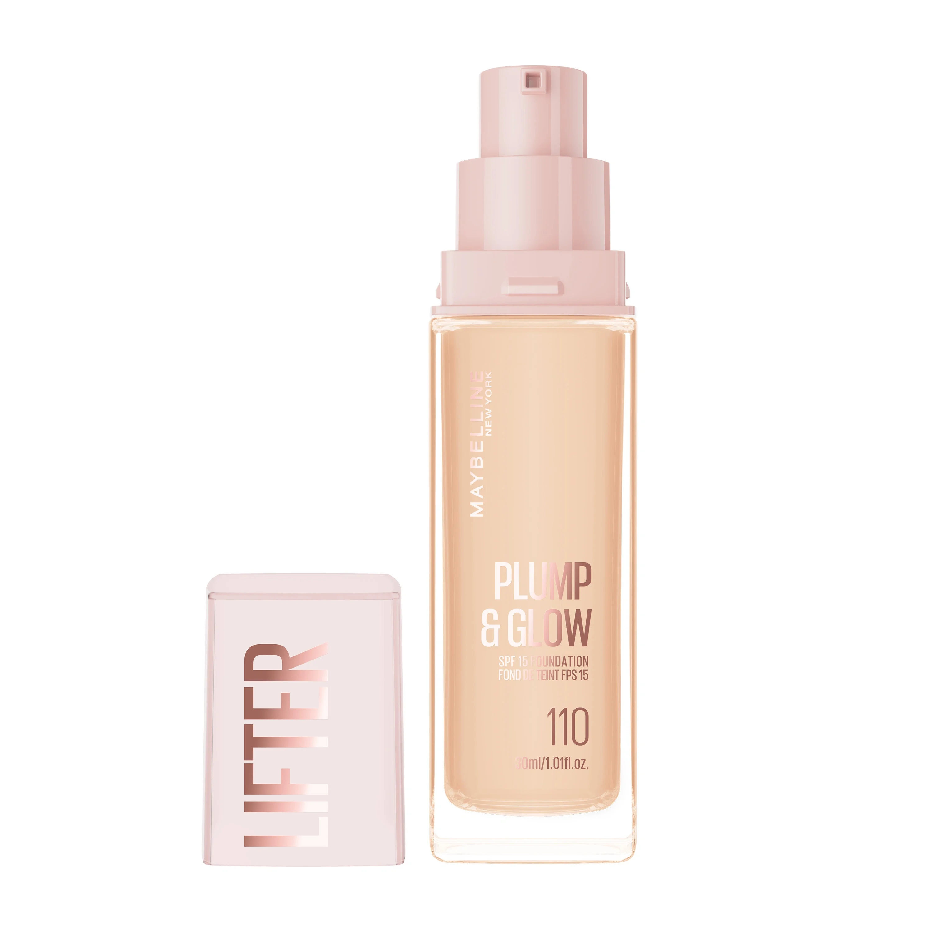 Maybelline New York Lifter Plump & Glow Foundation 30 ml 110 från Maybelline New York – köp hos Apotek Hjärtat