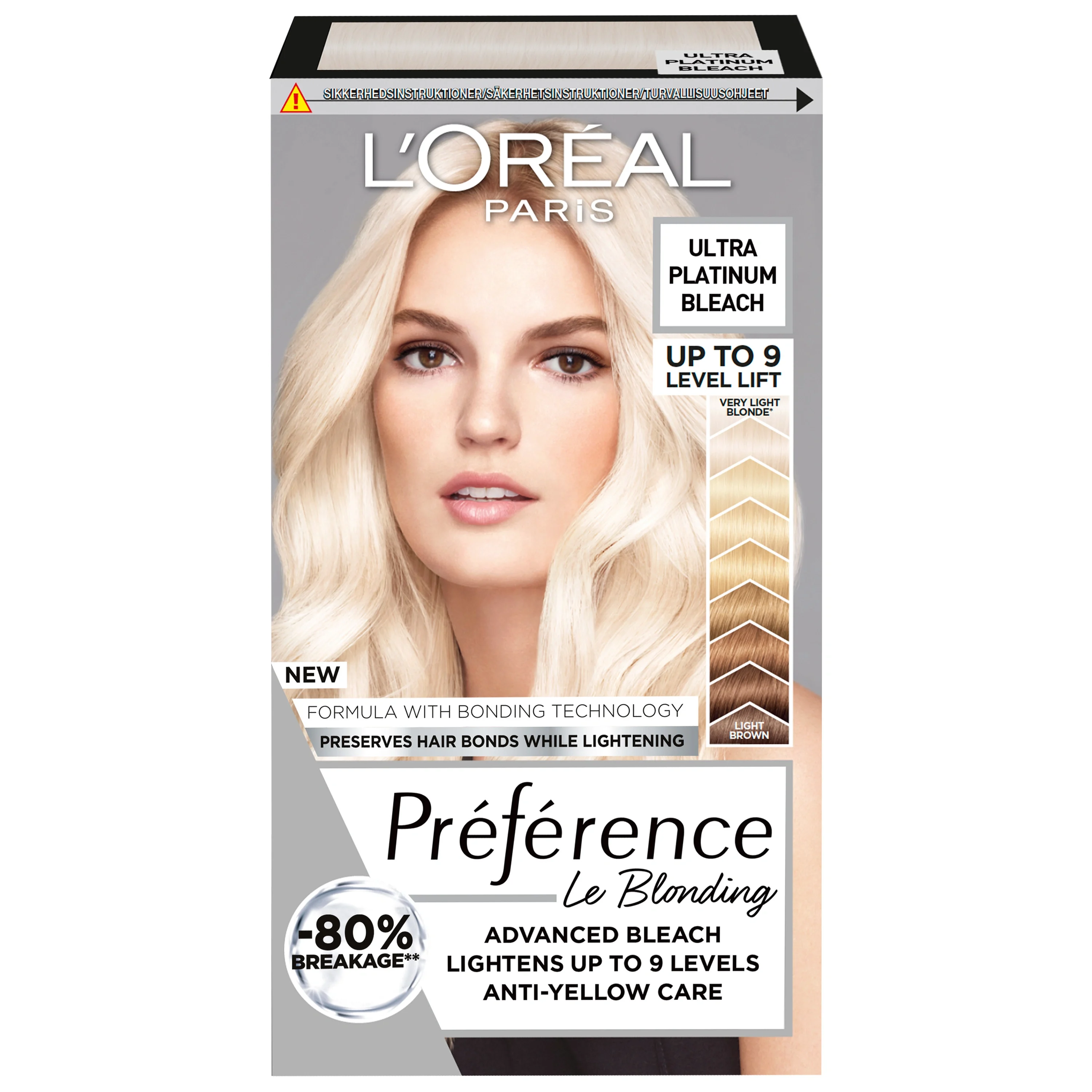 L'Oréal Paris Préférence Le Blonding Avancerad Blekning 9L Ultra Platinum 1-pack från L'Oréal Paris - köp hos Apotek Hjärtat