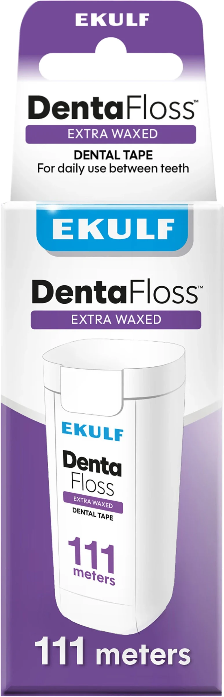 EKULF DentaFloss Extra Waxed 111 m från Ekulf – köp hos Apotek Hjärtat