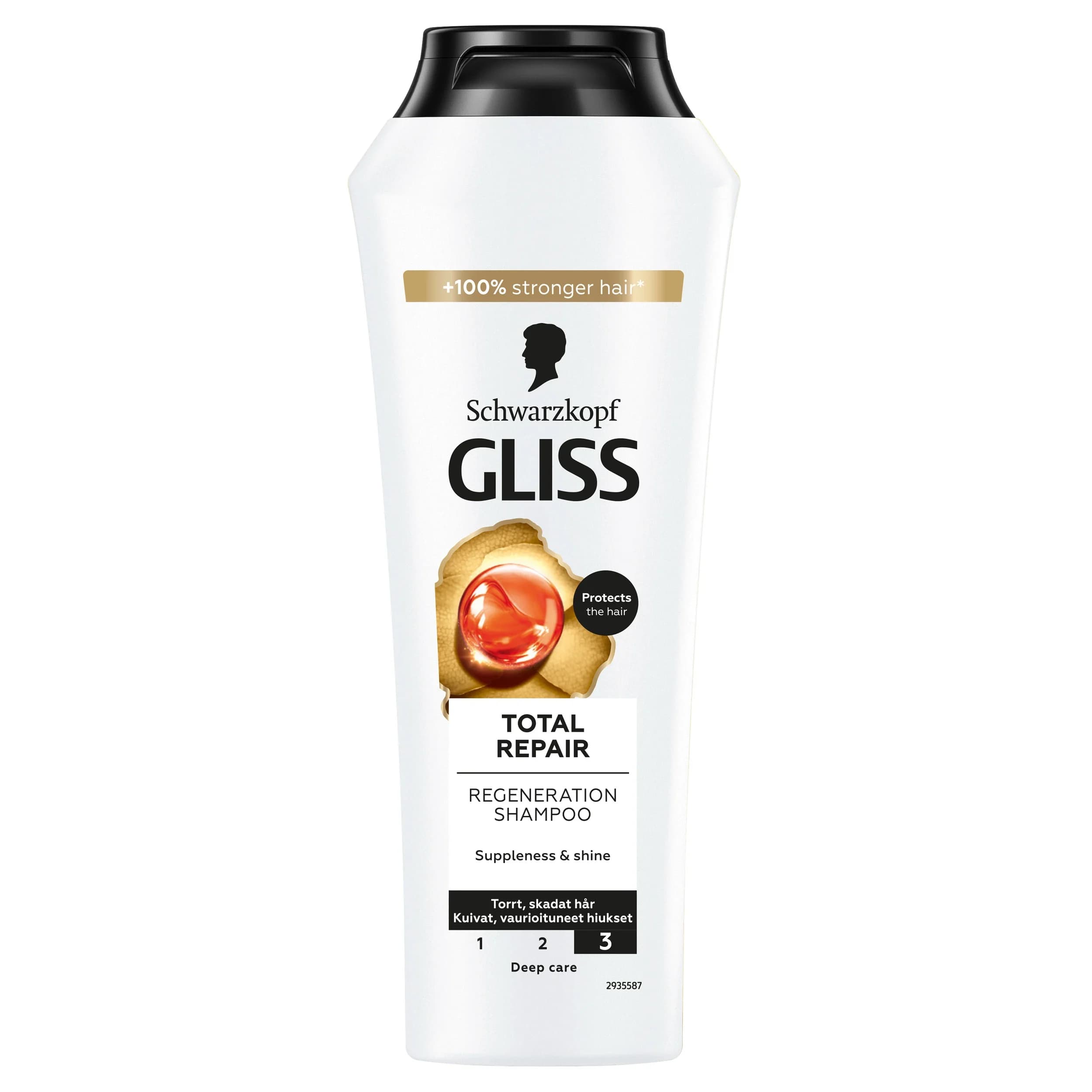 Schwarzkopf Gliss Total Repair Regeneration Shampoo 250 ml från Schwarzkopf - köp hos Apotek Hjärtat