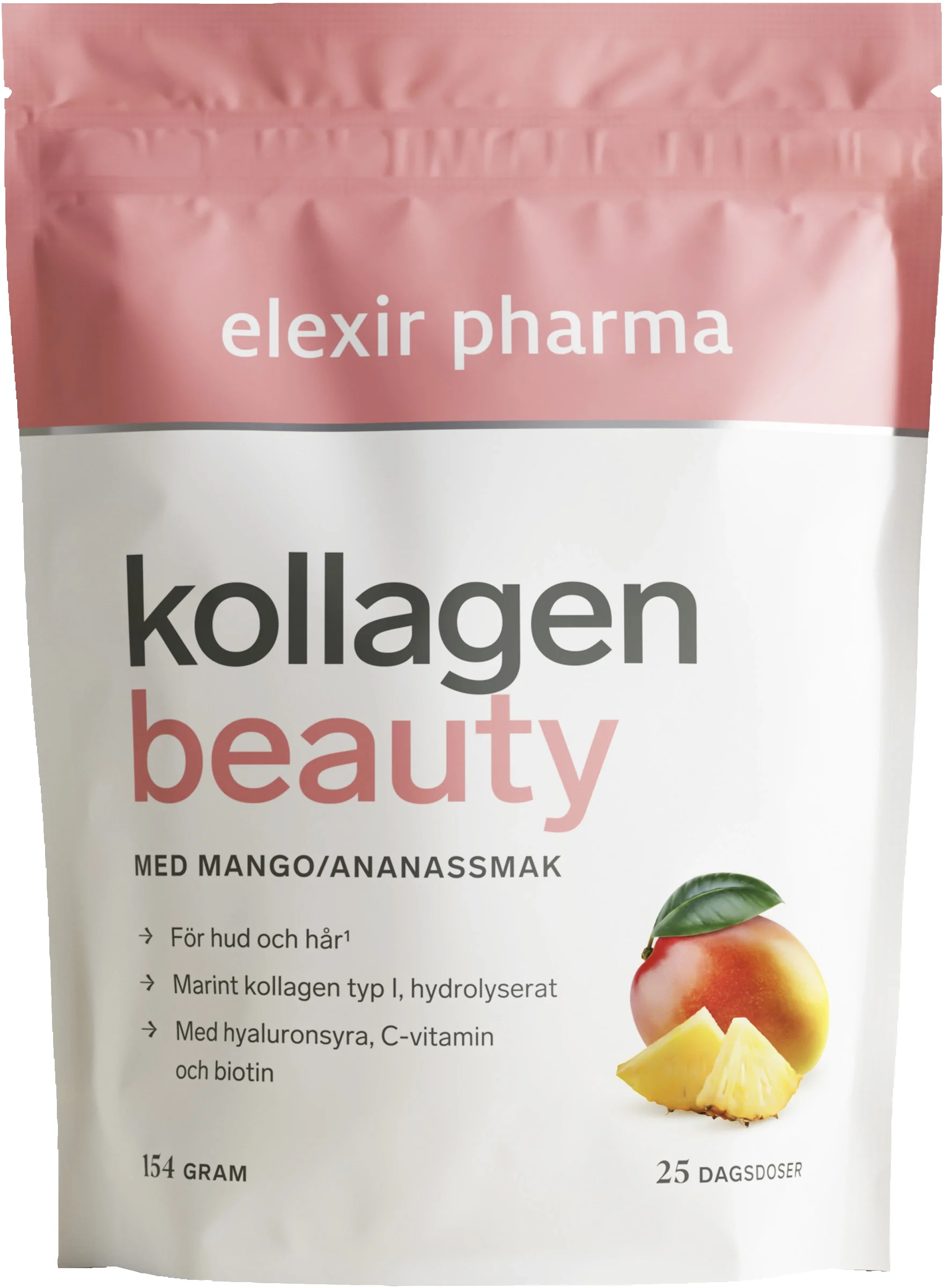 Elexir Pharma Kollagen Beauty 154 gram från Elexir Pharma – köp hos Apotek Hjärtat