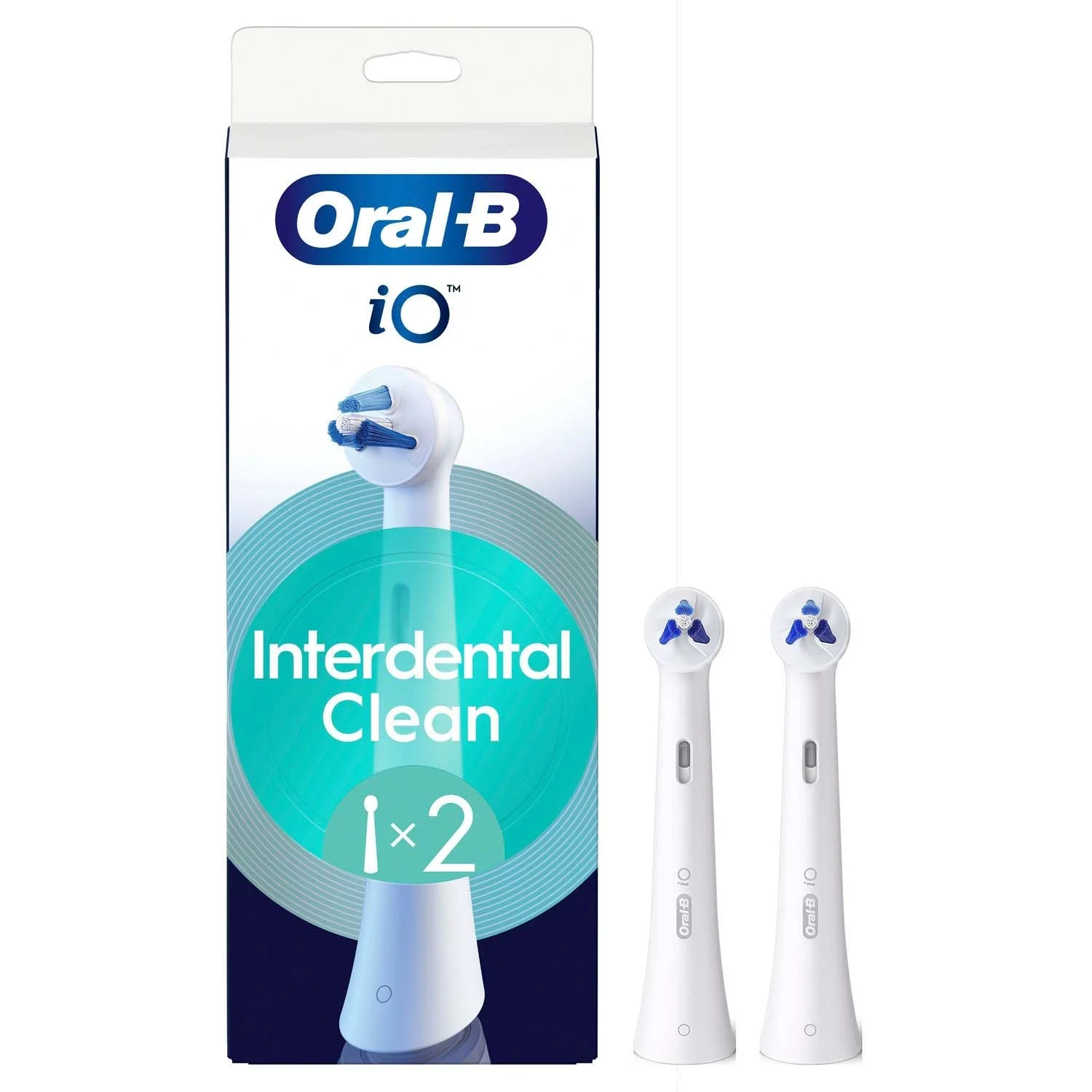 Oral-B iO Interdental Clean Tandborsthuvuden Vit 2-pack från Oral-B – köp hos Apotek Hjärtat