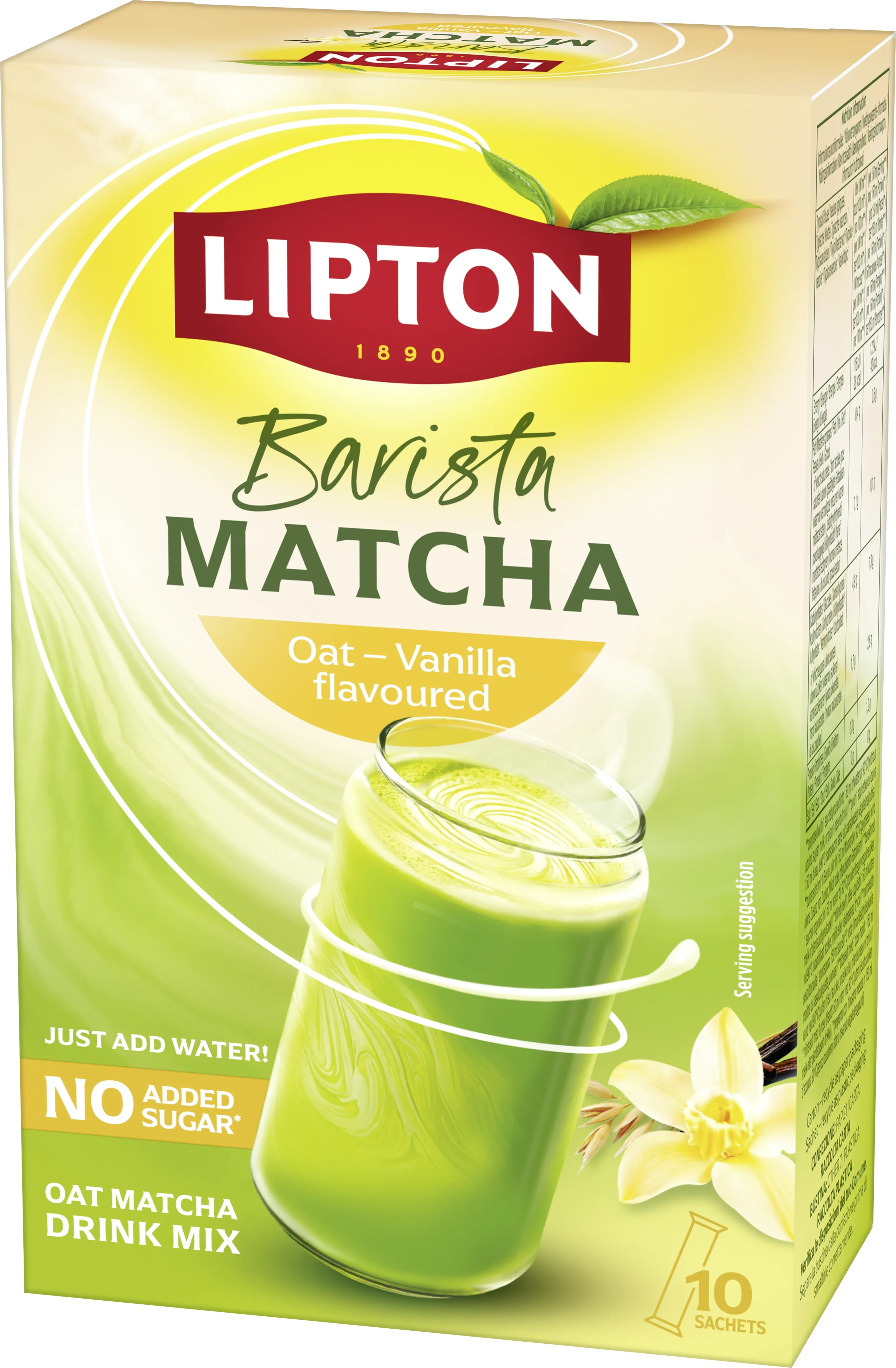 Lipton Barista Matcha Vanilla 10 st från Lipton – köp hos Apotek Hjärtat