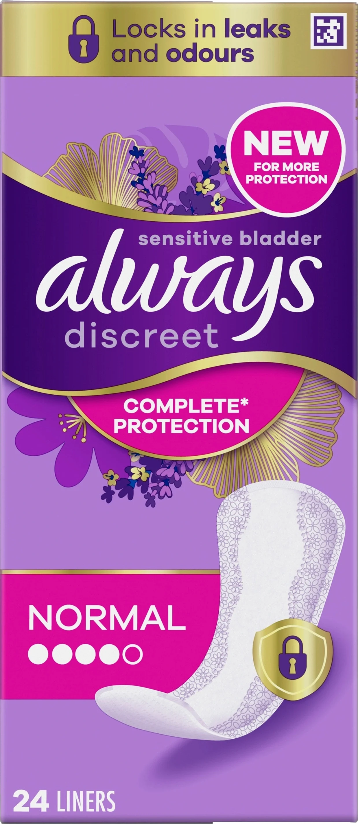 Always Discreet Liners Normal SinglePack 24 st från Always – köp hos Apotek Hjärtat