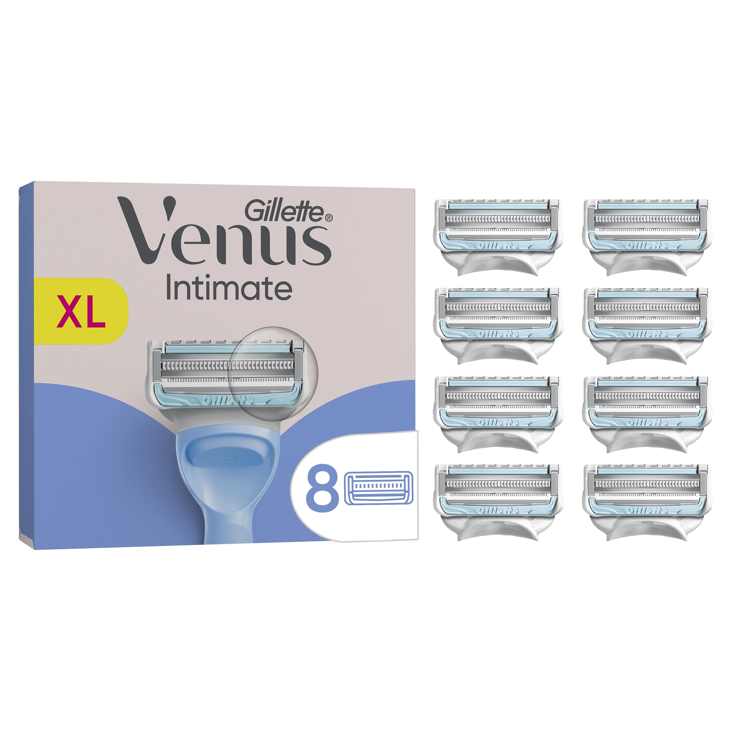 Gillette Venus Initimate Rakblad för Intimområdet 8 st från Gillette Venus – köp hos Apotek Hjärtat