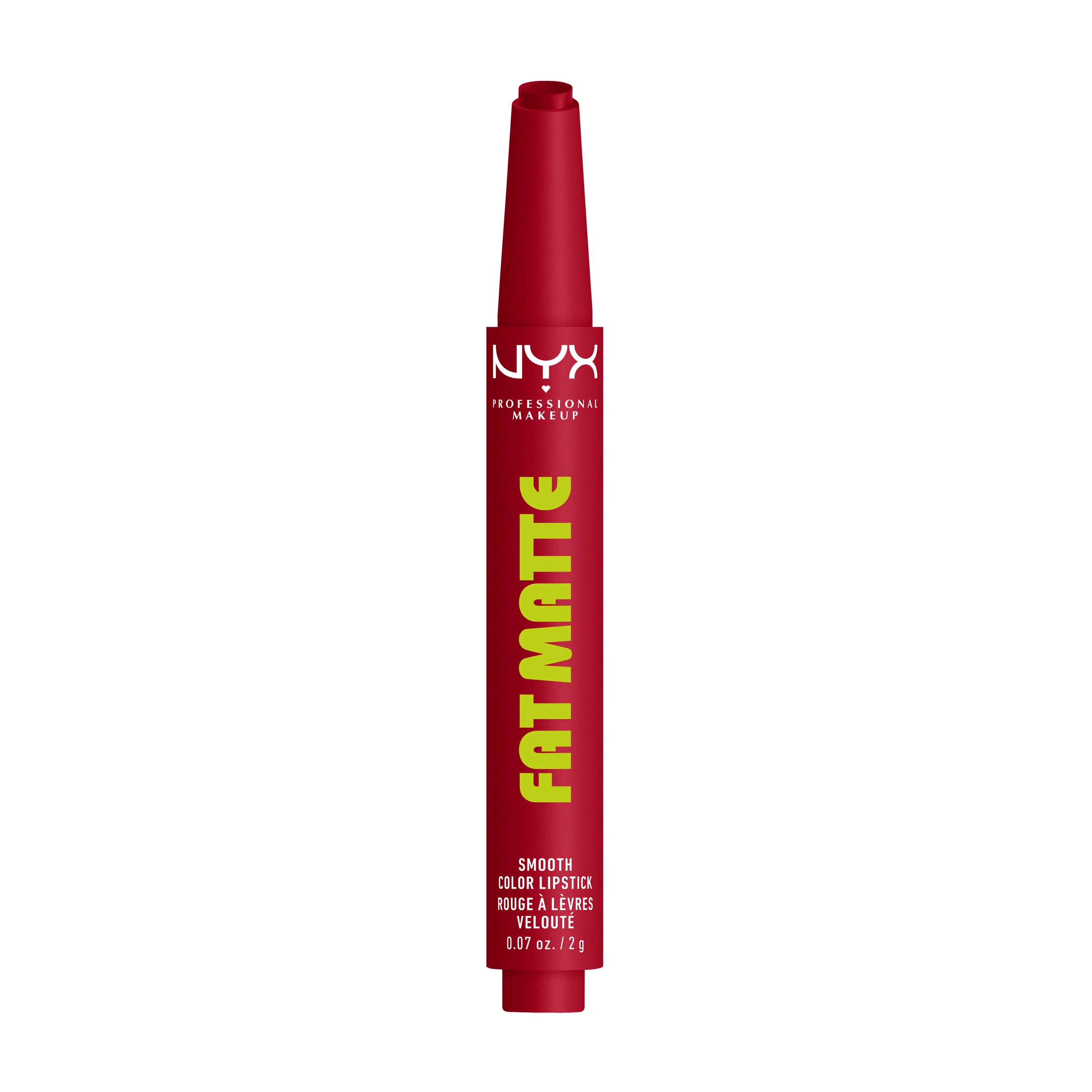 NYX Professional Makeup Fat Matte Slick Click Pomade 8 ml 17 Scarlet Snuggles från NYX Professional Makeup - köp hos Apotek Hjärtat