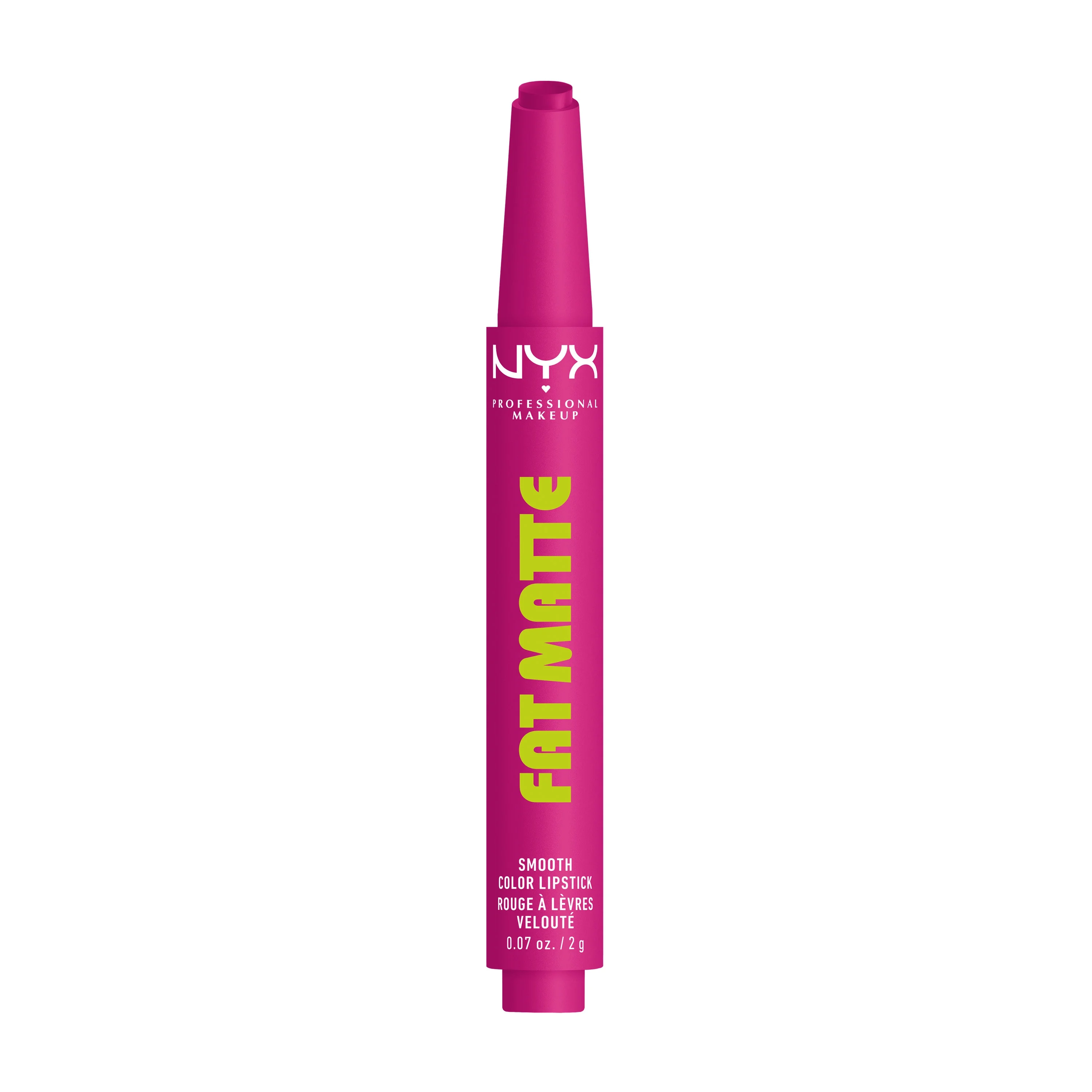 NYX Professional Makeup Fat Matte Slick Click Pomade 8 ml 13 Fluffy Fuschsia från NYX Professional Makeup - köp hos Apotek Hjärtat