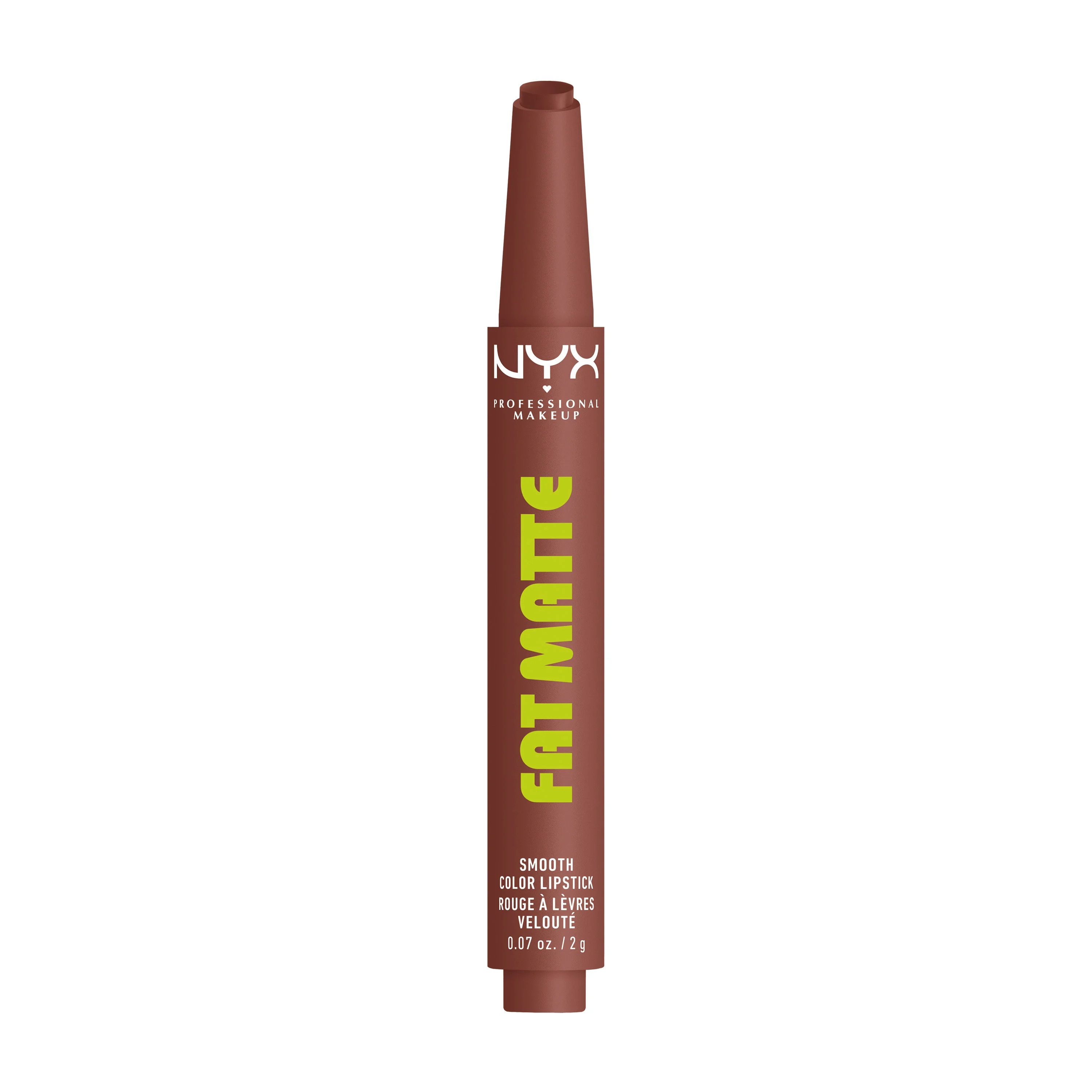 NYX Professional Makeup Fat Matte Slick Click Pomade 8 ml 08 Toasty Taupe från NYX Professional Makeup - köp hos Apotek Hjärtat