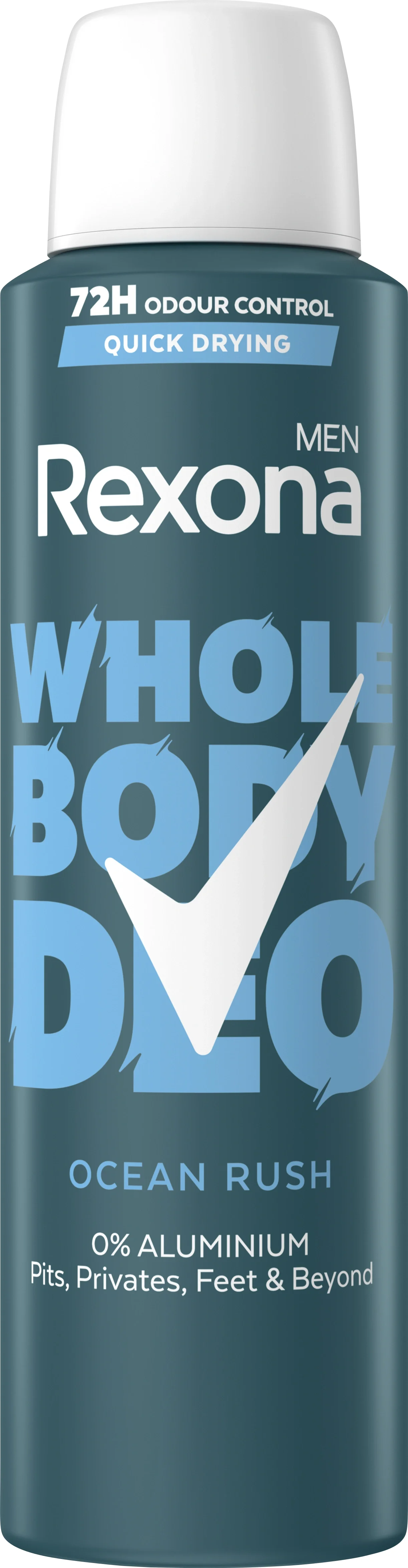 Rexona Men Whole Body Deo Ocean Rush Spray 150 ml från Rexona – köp hos Apotek Hjärtat