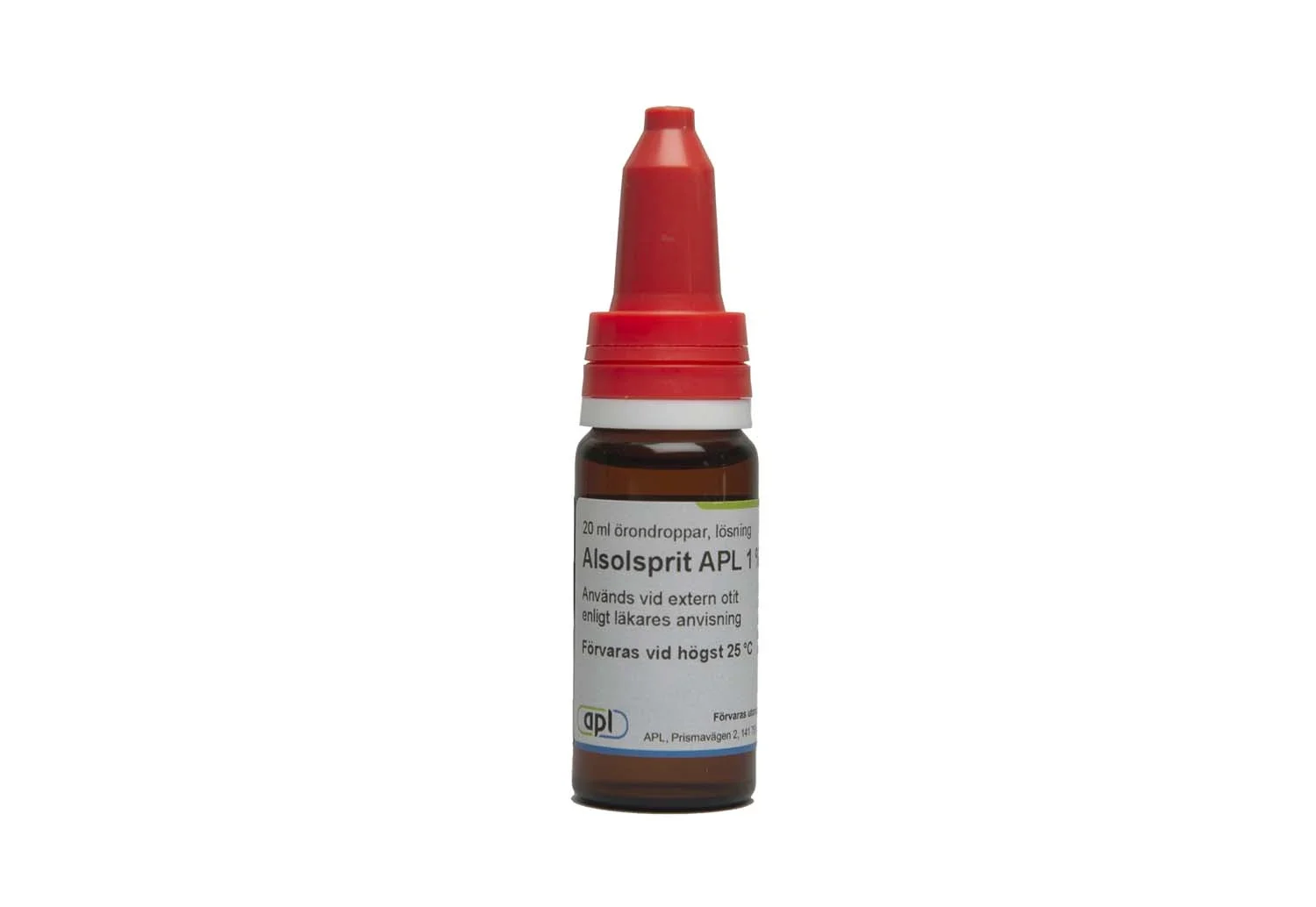 Alsolsprit APL örondroppar lösning 1%+10% 20 ml från APL – köp hos Apotek Hjärtat