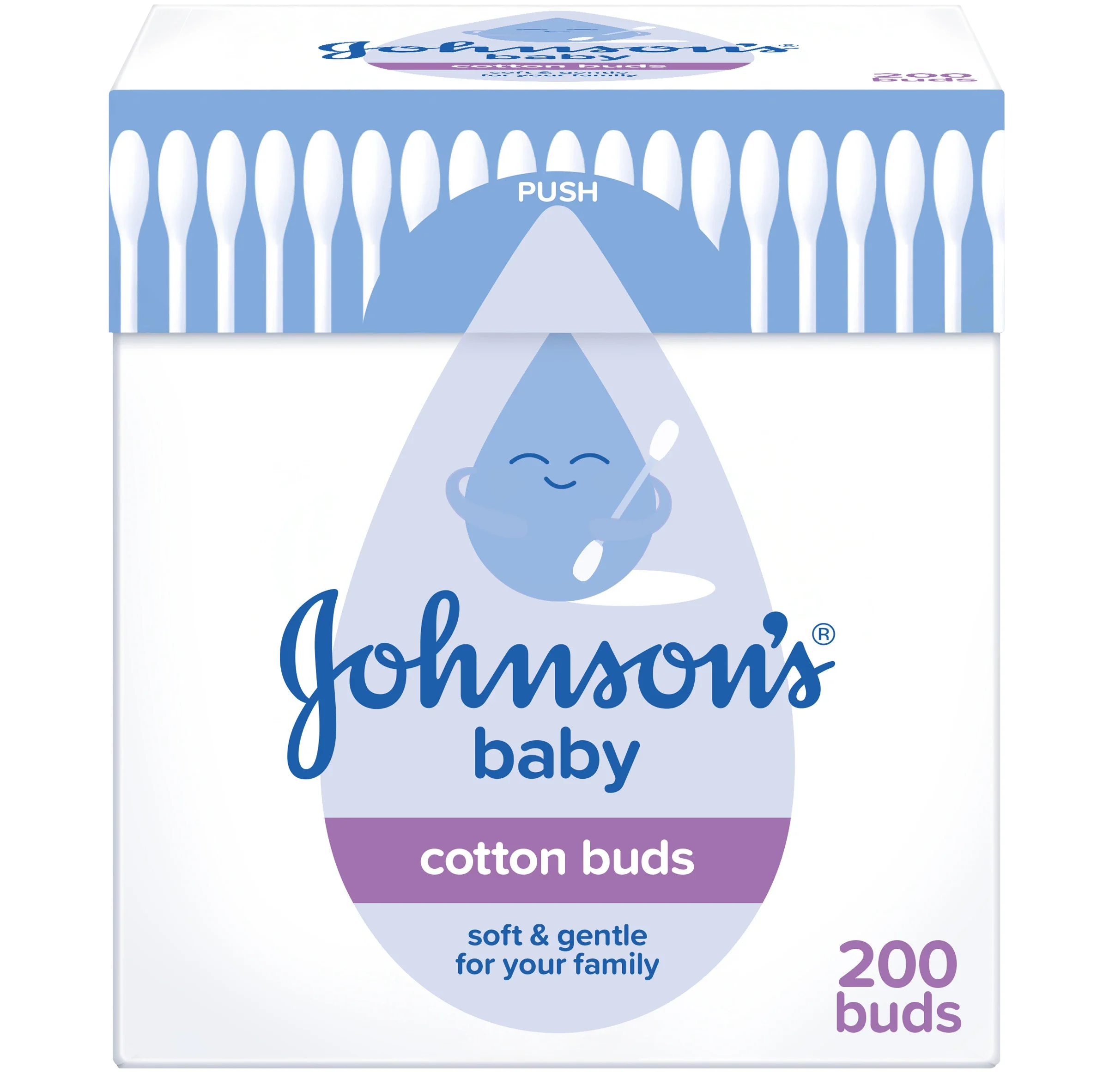Johnsons's Cotton Buds 200 st från Johnsons – köp hos Apotek Hjärtat