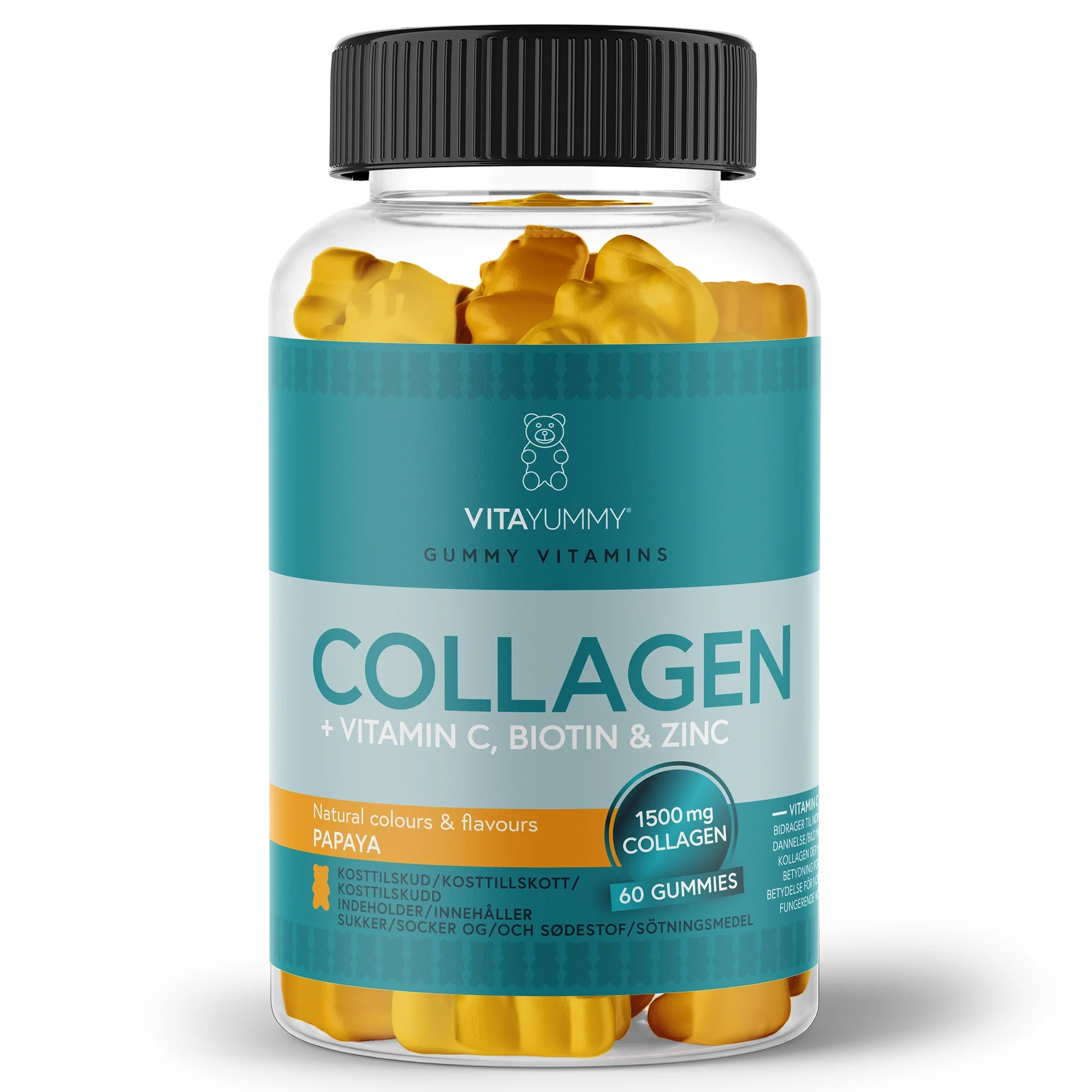 VitaYummy Collagen Papaya 60 st från VitaYummy – köp hos Apotek Hjärtat