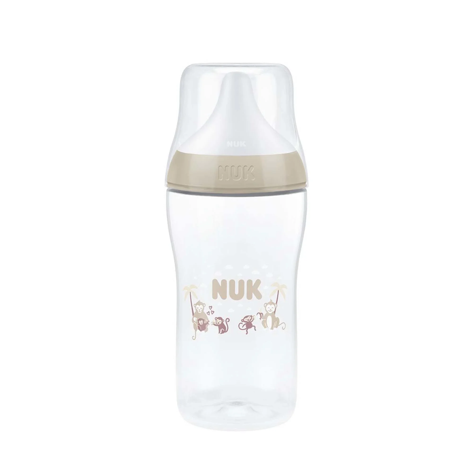 NUK Perfect Match Nappflaska 260 ml Monkey från NUK – köp hos Apotek Hjärtat