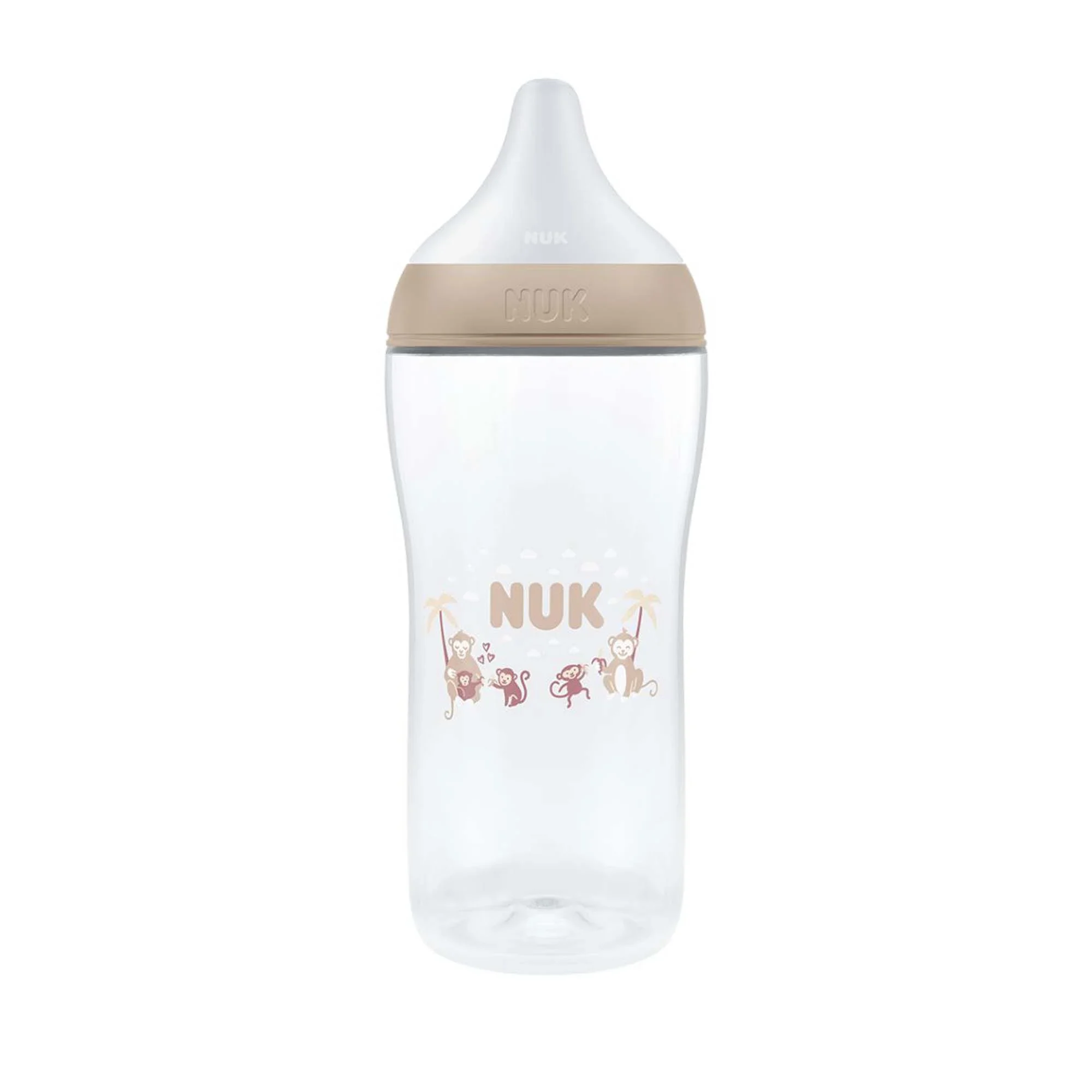 NUK Perfect Match Nappflaska Monkey 6 mån+, 360 ml från NUK – köp hos Apotek Hjärtat