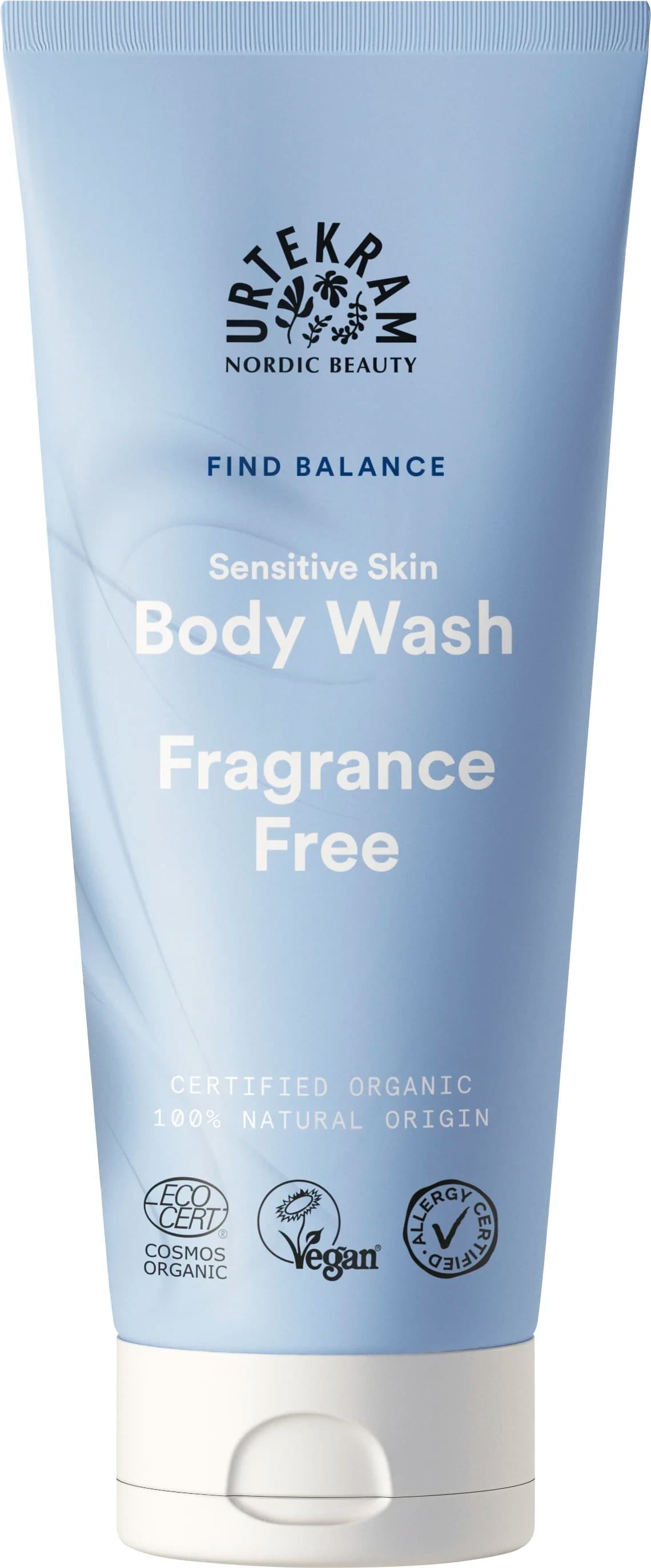 Urtekram Find Balance Fragrance Free Body Wash 200 ml från Urtekram - köp hos Apotek Hjärtat