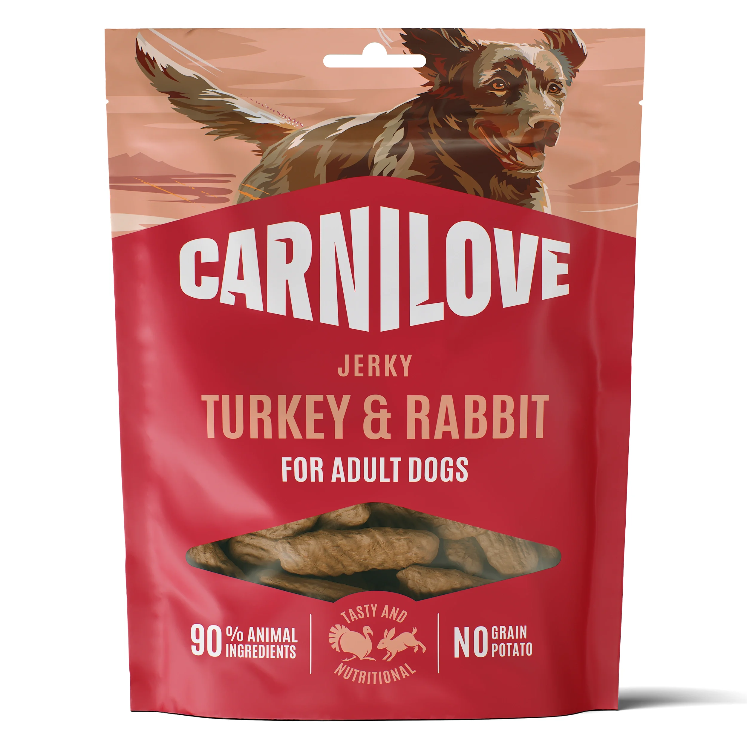 Carnilove Dog Jerky Turkey & Rabbit 100 g från Carnilove – köp hos Apotek Hjärtat