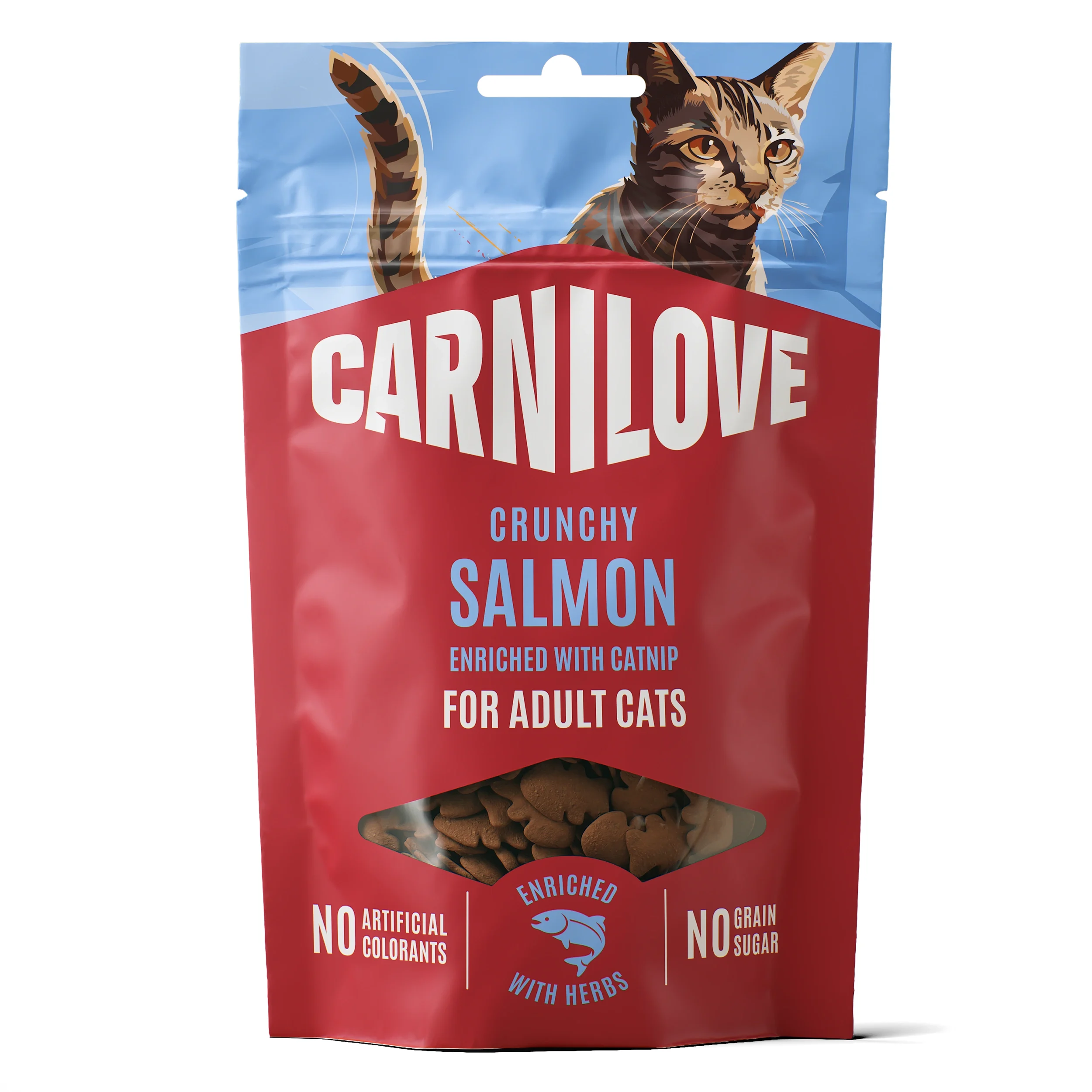 Carnilove Cat Crunchy Snack Salmon enriched with Catnip 50 g från Carnilove – köp hos Apotek Hjärtat