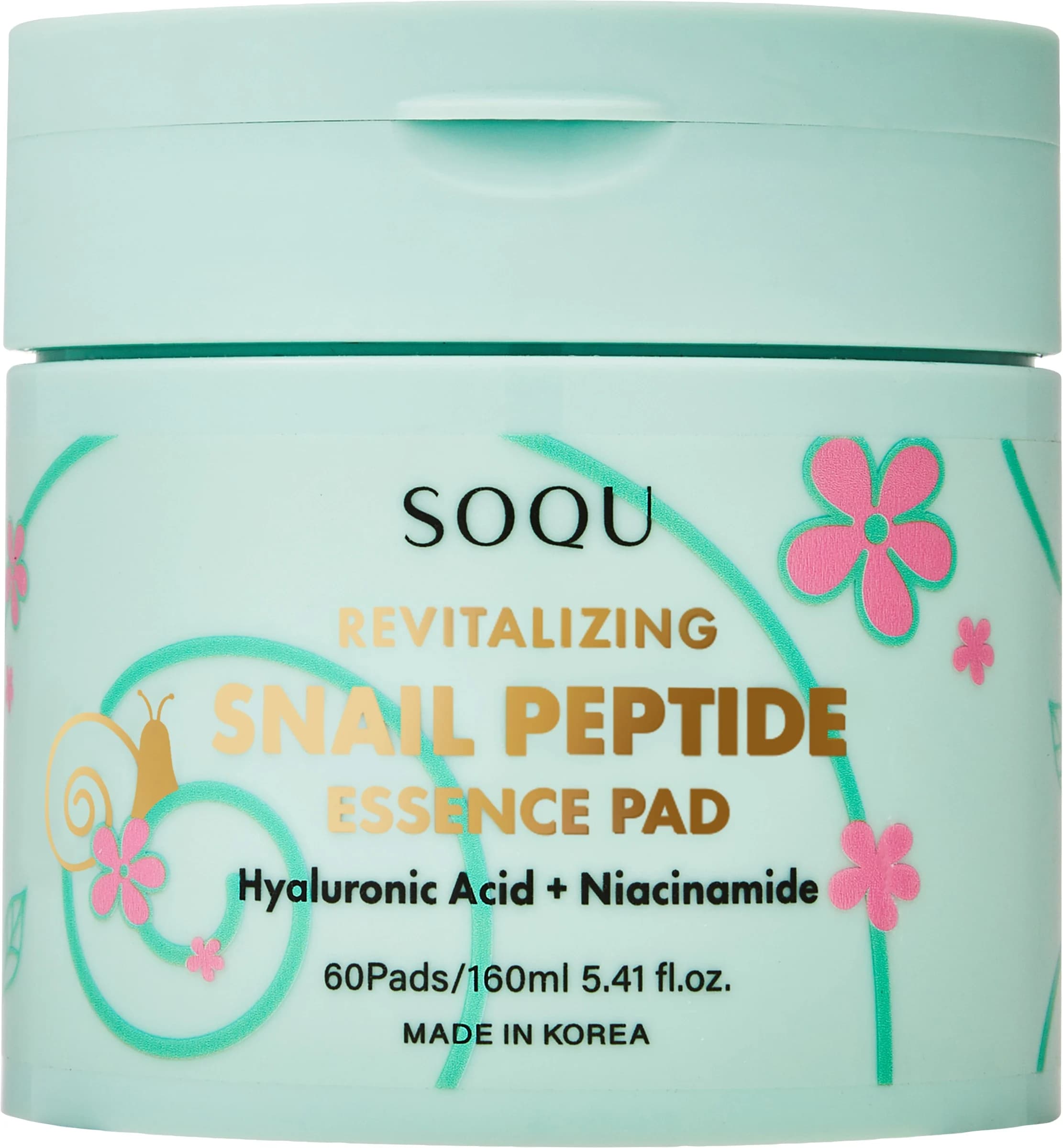 SOQU Snail Peptide Essence Pad 60 pcs från SOQU – köp hos Apotek Hjärtat