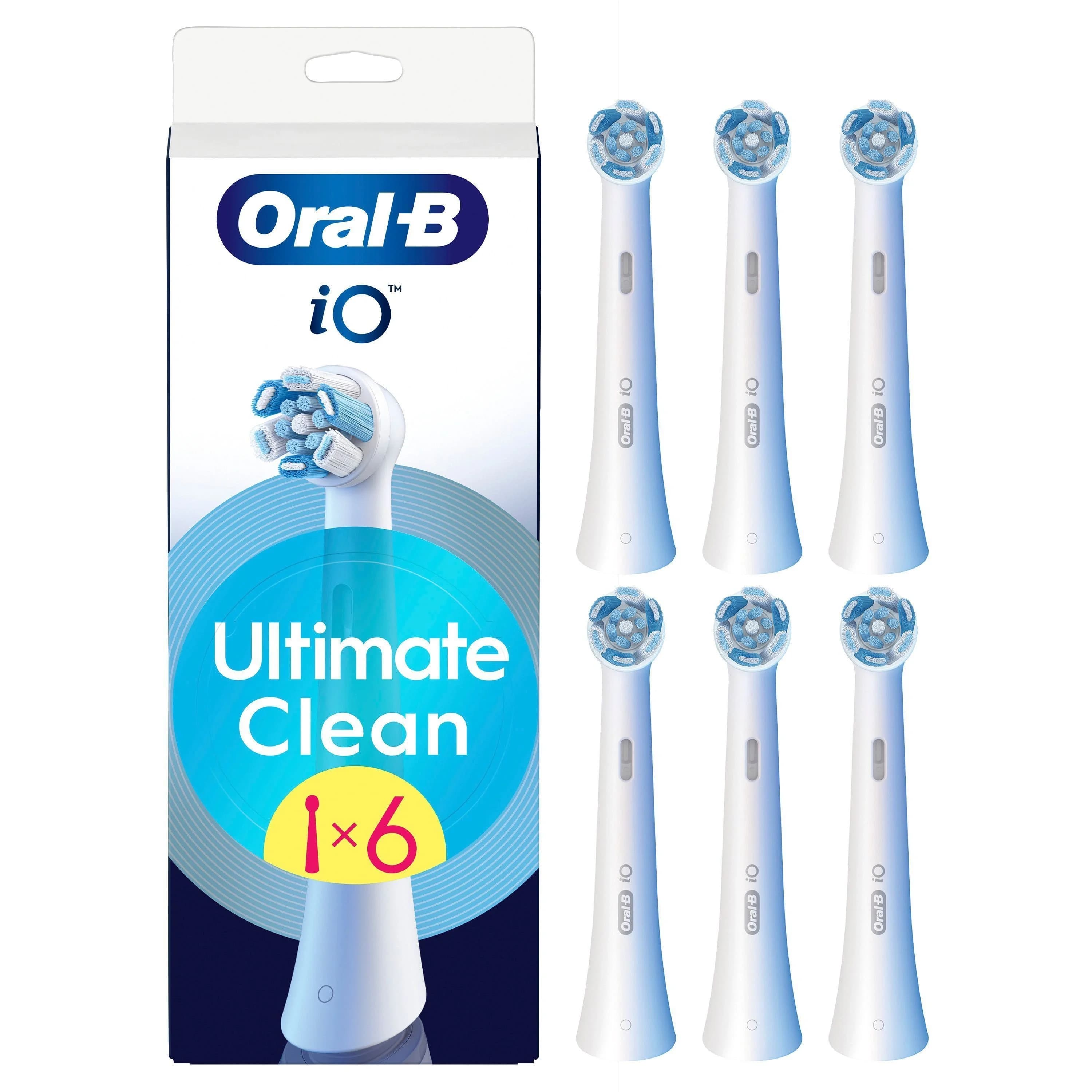 Oral-B iO Ultimate Clean Borsthuvud 6-pack från Oral-B – köp hos Apotek Hjärtat