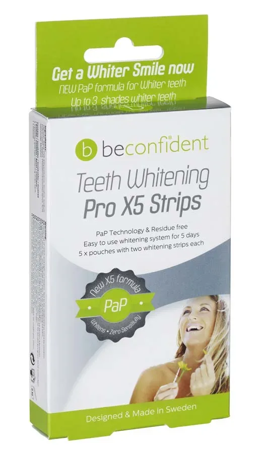 Beconfident Teeth Whitening Pro X5 Strips 5 days från Beconfident – köp hos Apotek Hjärtat