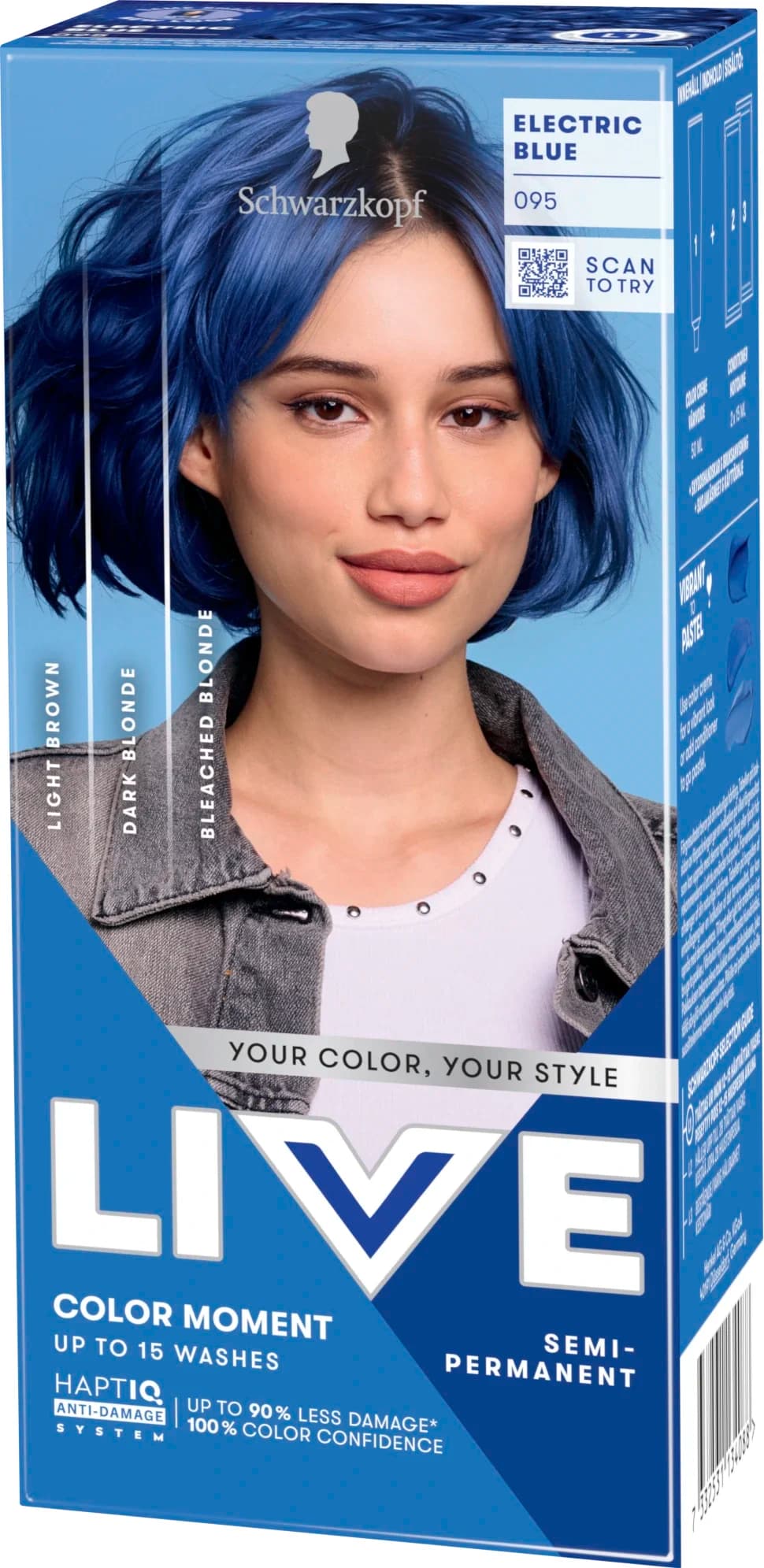 Schwarzkopf LIVE Color Moment 95 Electric Blue från Schwarzkopf - köp hos Apotek Hjärtat