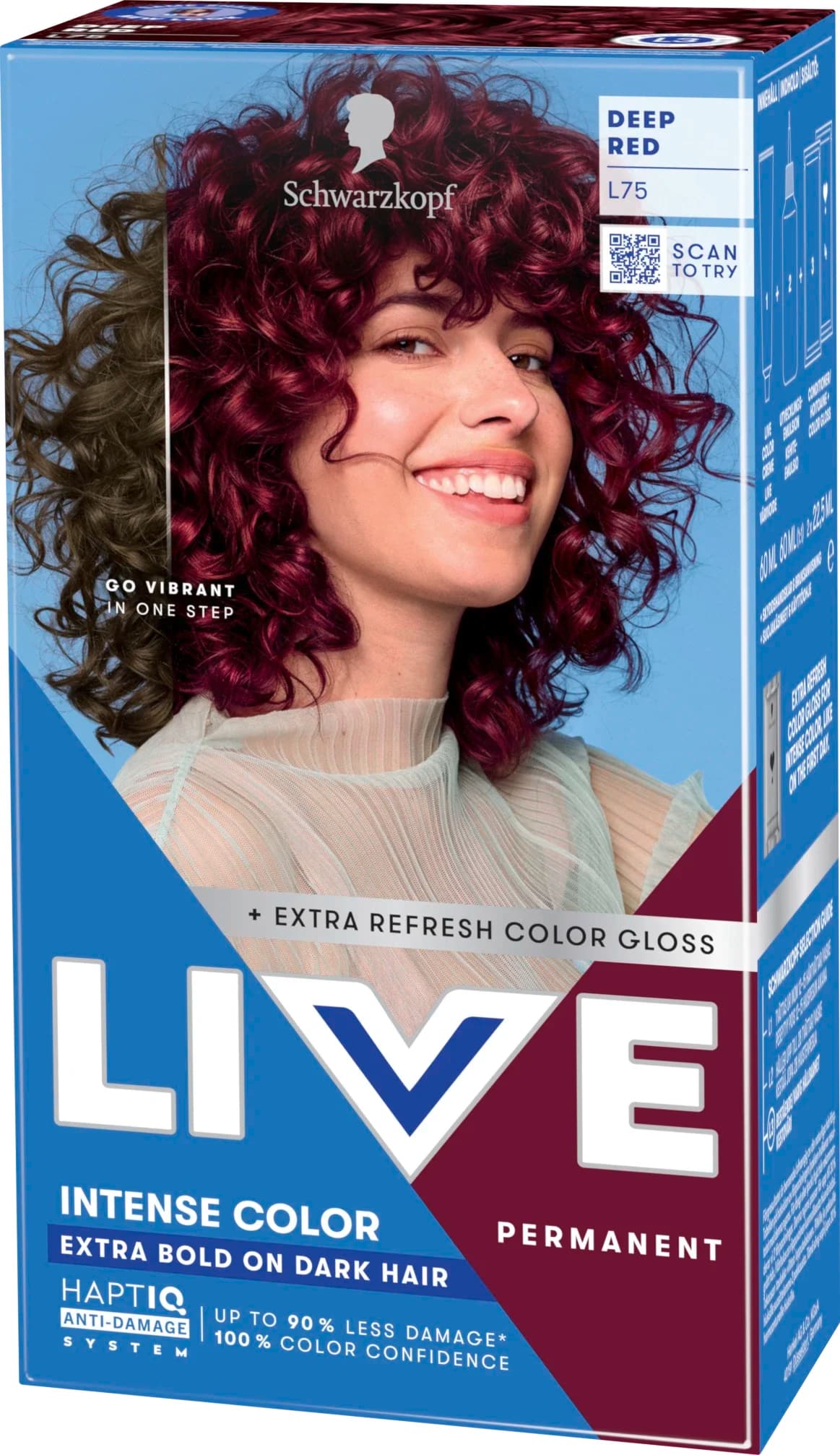 Schwarzkopf LIVE Intense Color L75 Deep Red från Schwarzkopf - köp hos Apotek Hjärtat